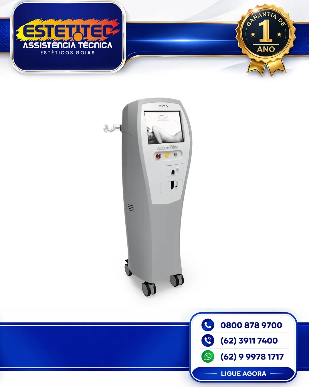 CONSERTO ALMA LASER ACCENT PRIME MATO GROSSO