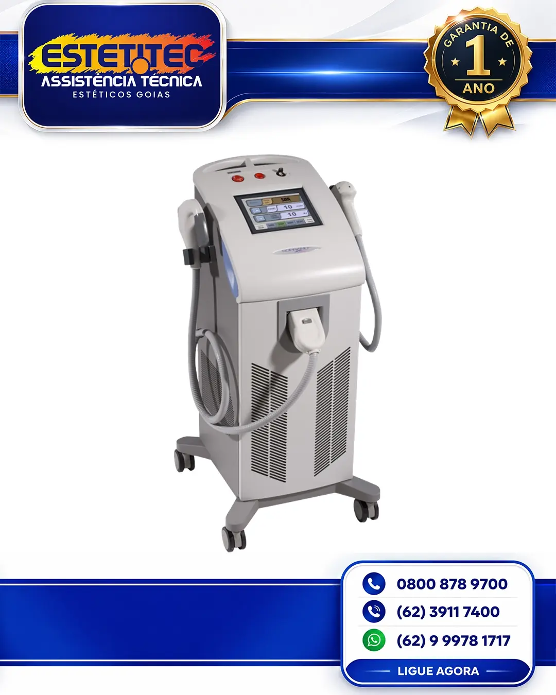 CONSERTO ALMA LASER SOPRANO XL PARANÁ