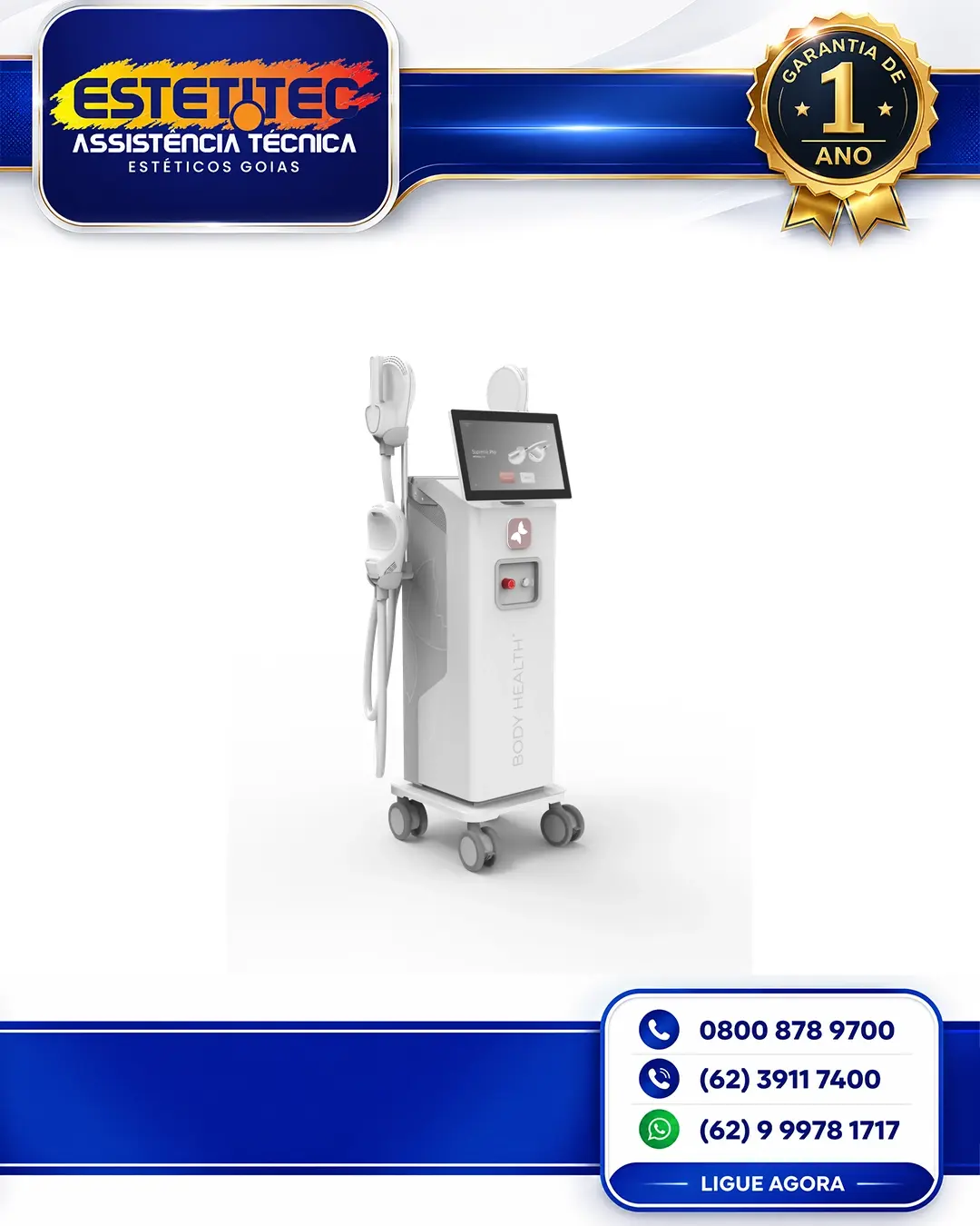 CONSERTO DE BODY HEALTH BHS501 LASER CRYSTAL 3D PLUS BRASÍLIA