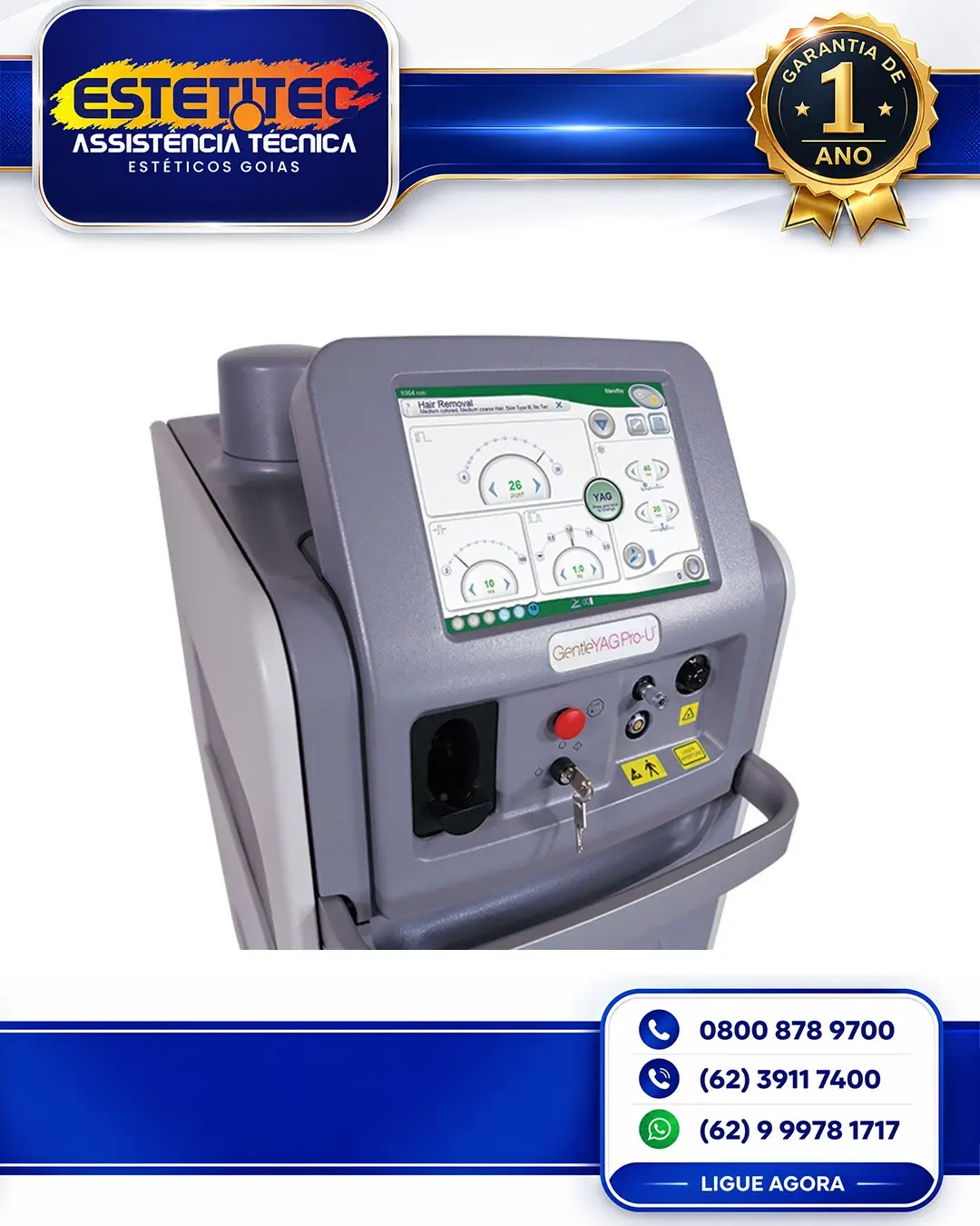 CONSERTO DE CANDELA GENTLEYAG PRO BRASIL