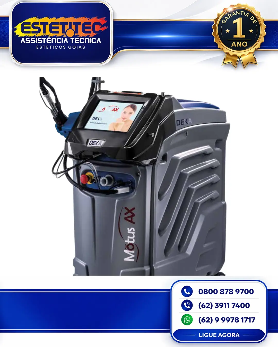 CONSERTO DE DEKA MOTUS AX MODEL PARANÁ