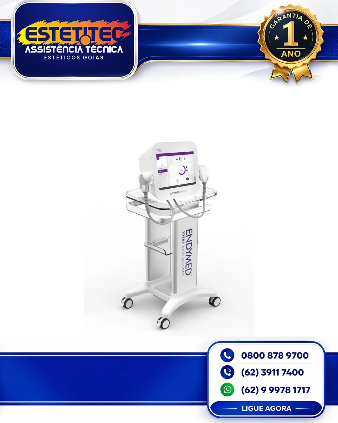 CONSERTO DE ENDYMED SHAPER GOIÂNIA