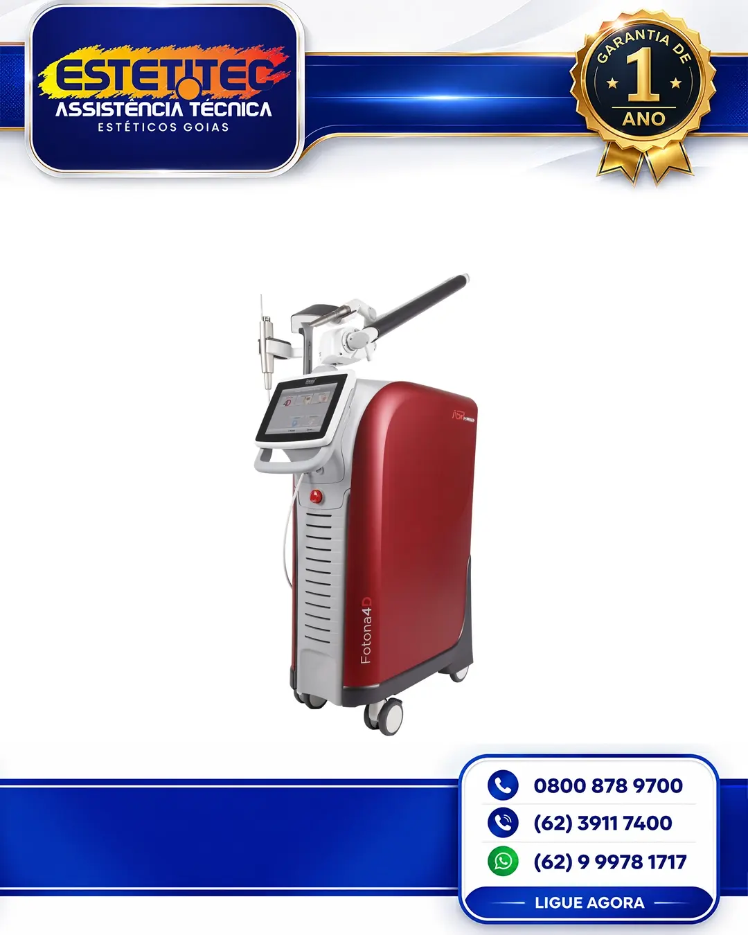 CONSERTO DE FOTONA TIMEWALKER NO BRASIL