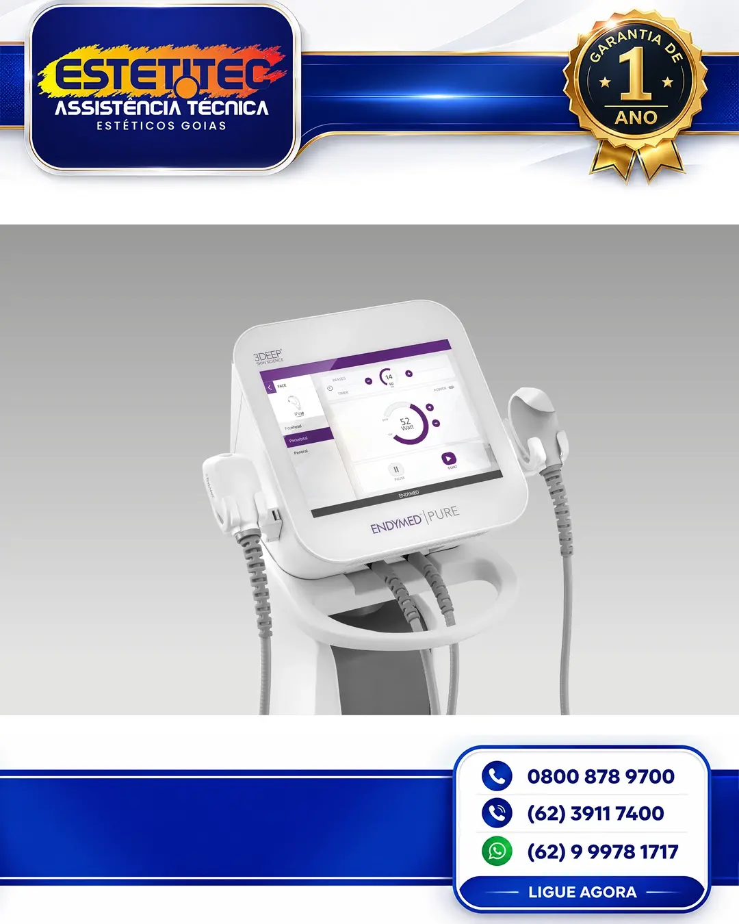 CONSERTO ENDYMED PURE CUIABÁ
