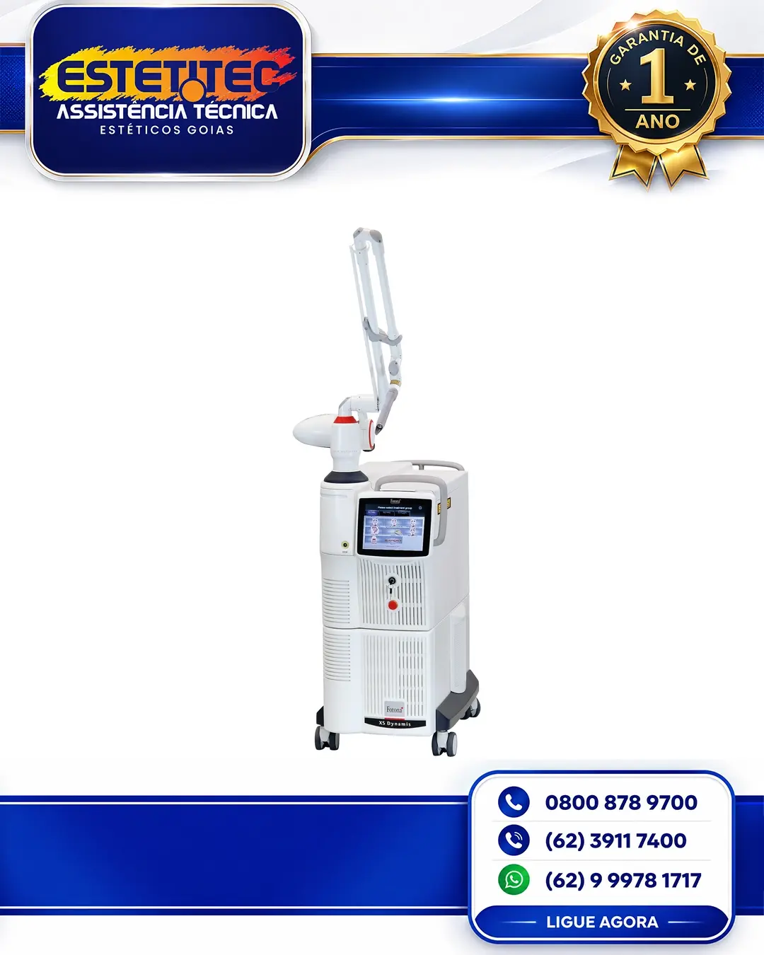 CONSERTO FOTONA XS DYNAMIS BRASIL
