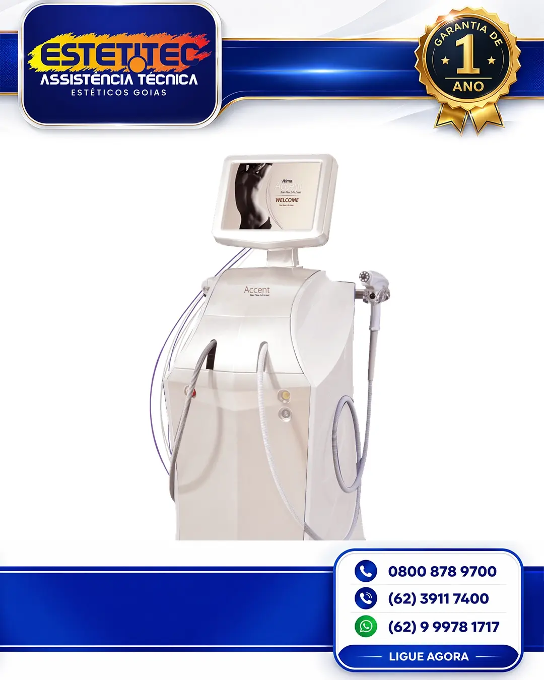 ESPECIALIZADA ALMA LASER ACCENT GOIÂNIA