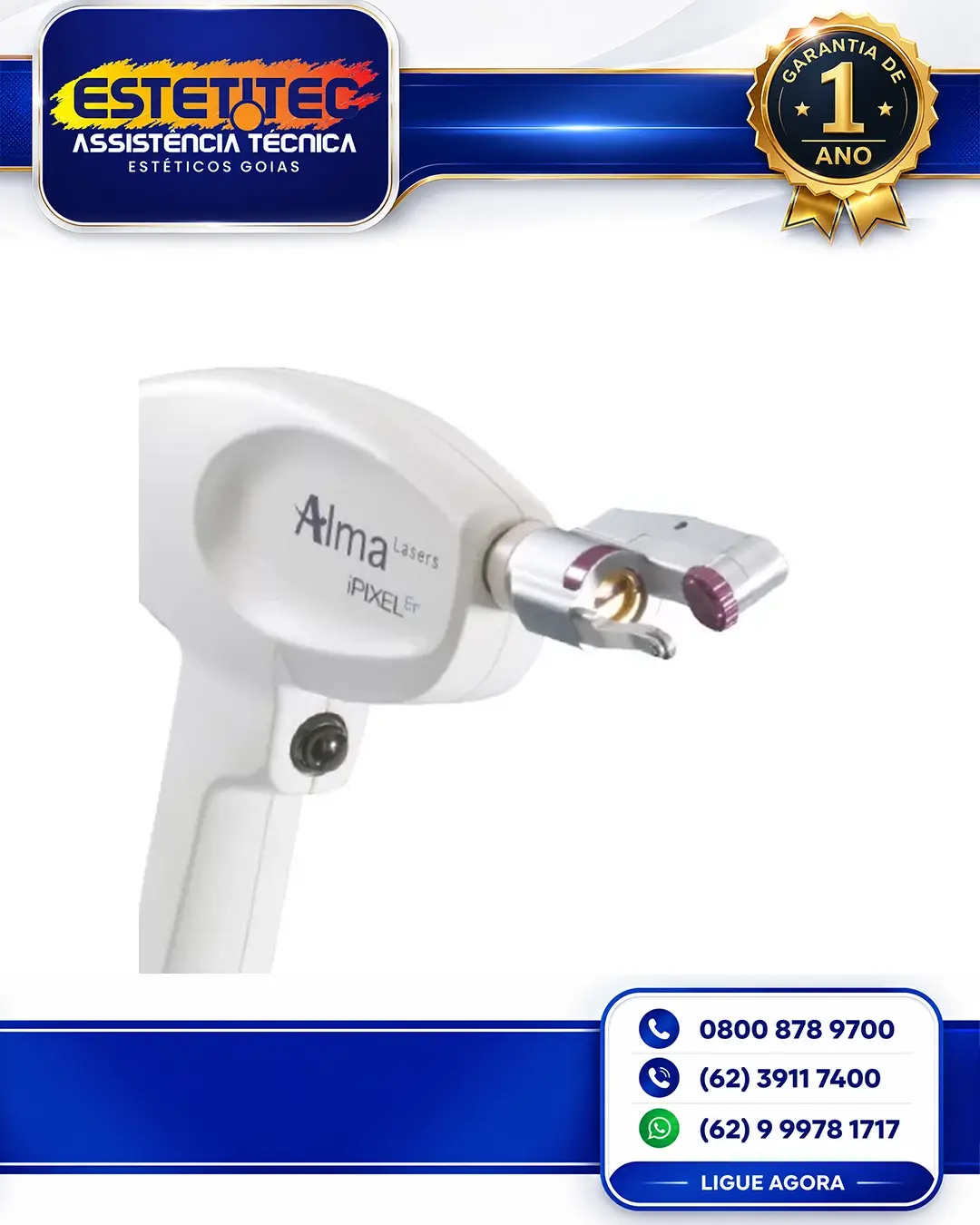 ESPECIALIZADA ALMA LASER HARMONY IPIXEL FORTALEZA