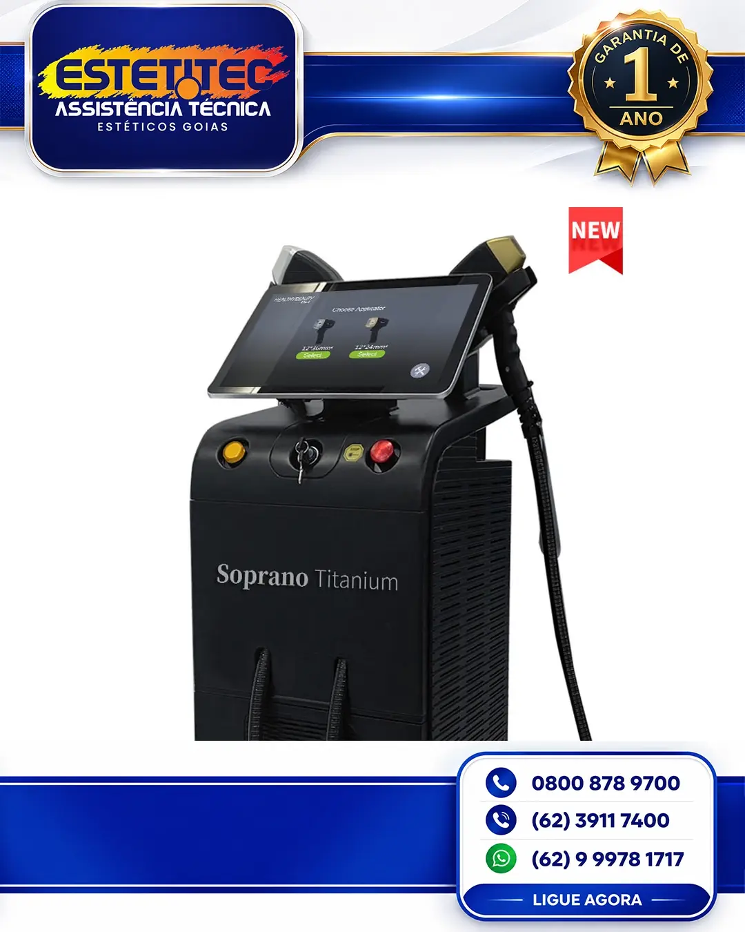 ESPECIALIZADA ALMA LASER SOPRANO TITANIUM GOIÁS