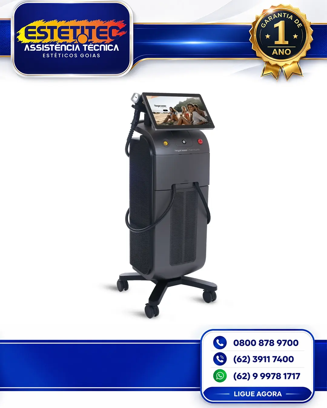 ESPECIALIZADA ALMA LASER SOPRANO TITANIUM PRO PARANÁ