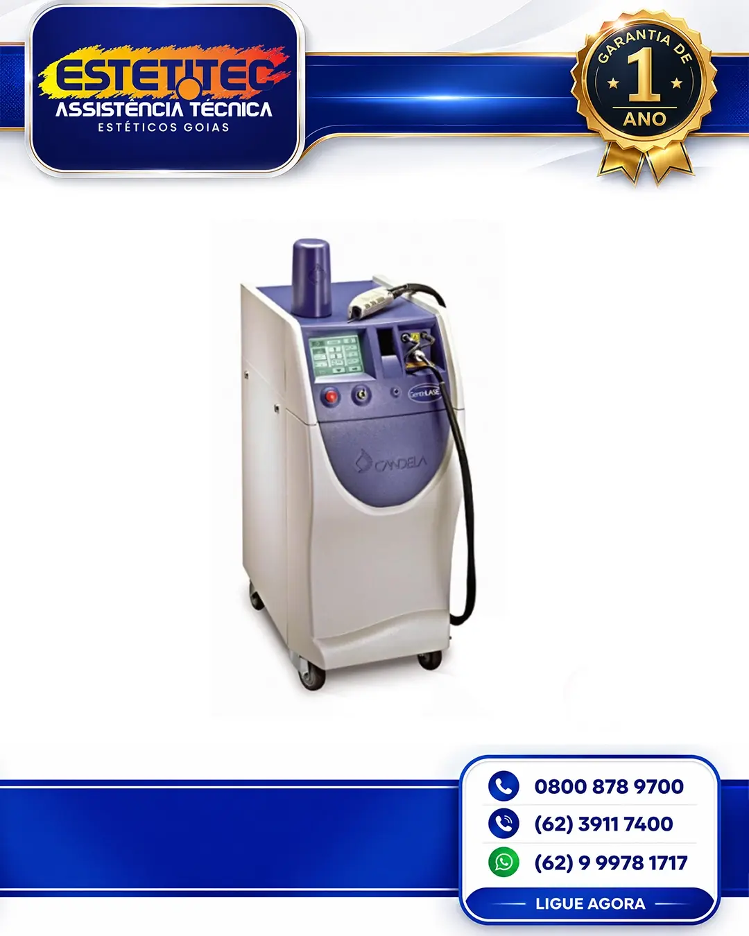 ESPECIALIZADA CANDELA MINI GENTLELASE BRASÍLIA