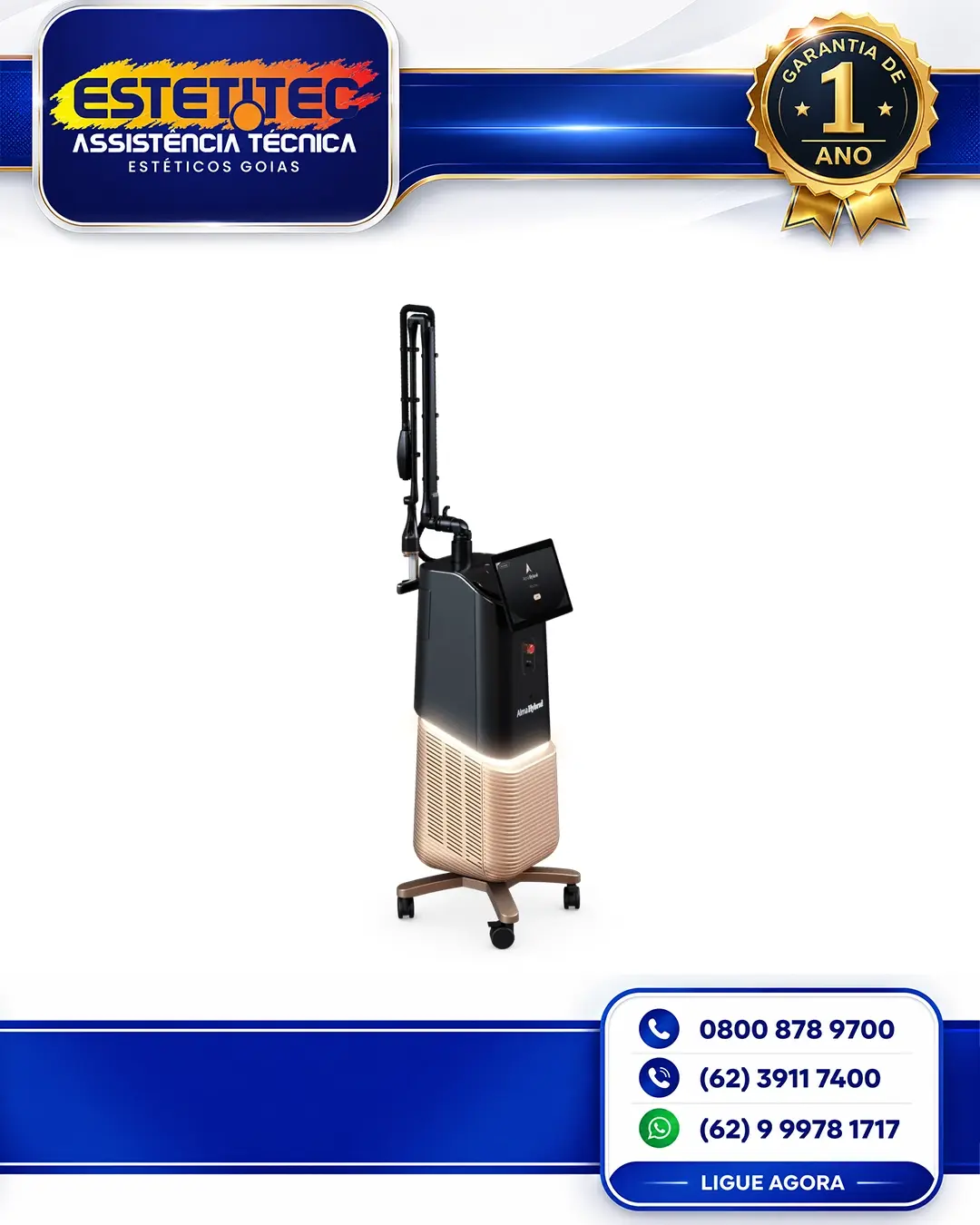 MANUTENÇÃO ALMA LASER HYBRID PARANÁ