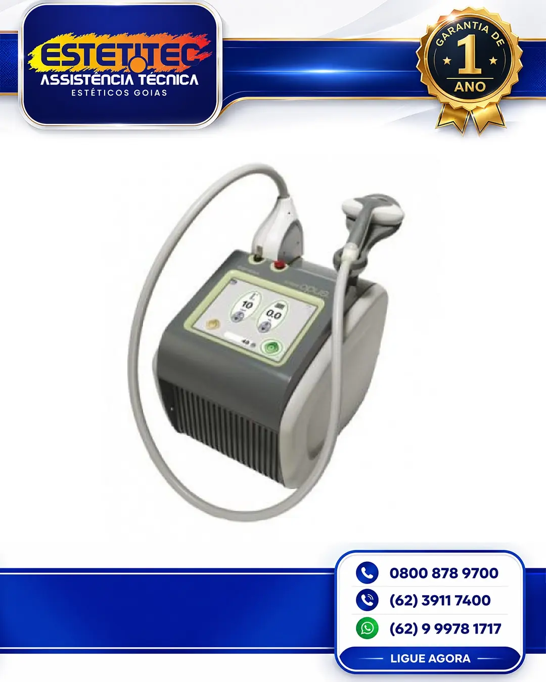MANUTENÇÃO CUTERA SOLERA OPUS SÃO PAULO