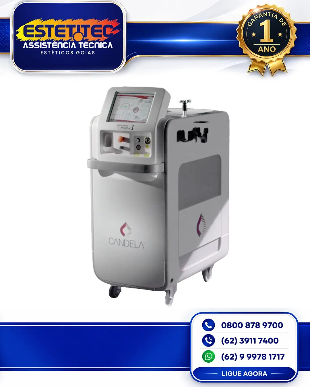 MANUTENÇÃO DE CANDELA GENTLEMAX PRO PLUS RIO DE JANEIRO