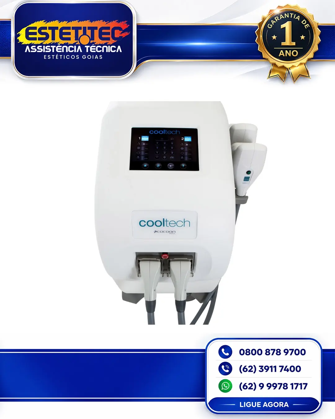 MANUTENÇÃO ESPECIALIZADA COCOON MEDICAL COOLTECH BRASÍLIA