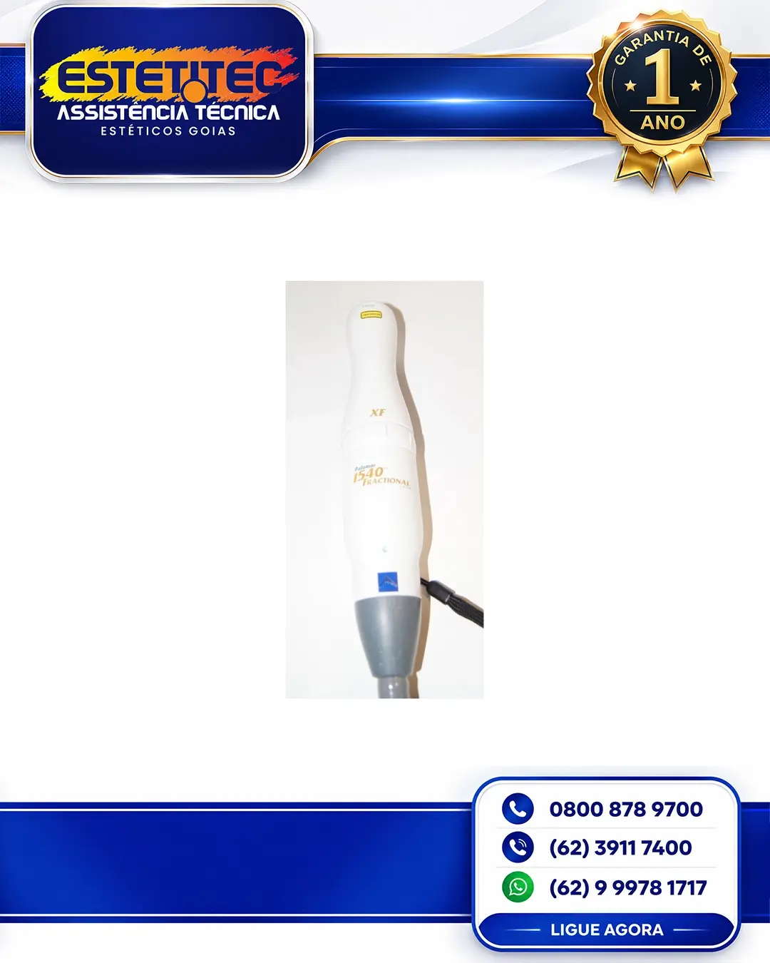 MANUTENÇÃO ESPECIALIZADA CYNOSURE PALOMAR ICON BRASÍLIA
