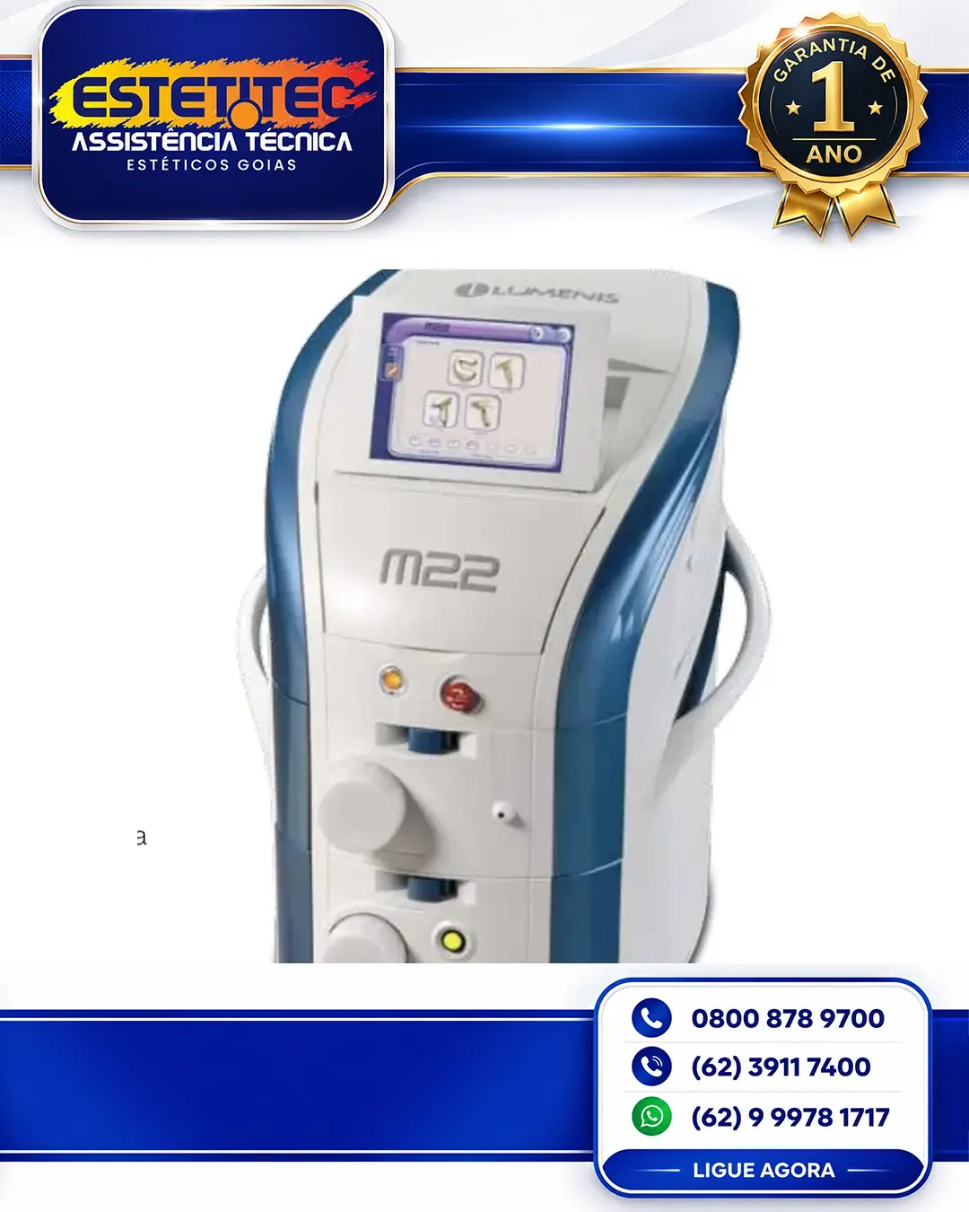 MANUTENÇÃO ESPECIALIZADA LUMENIS RESURFX SÃO PAULO