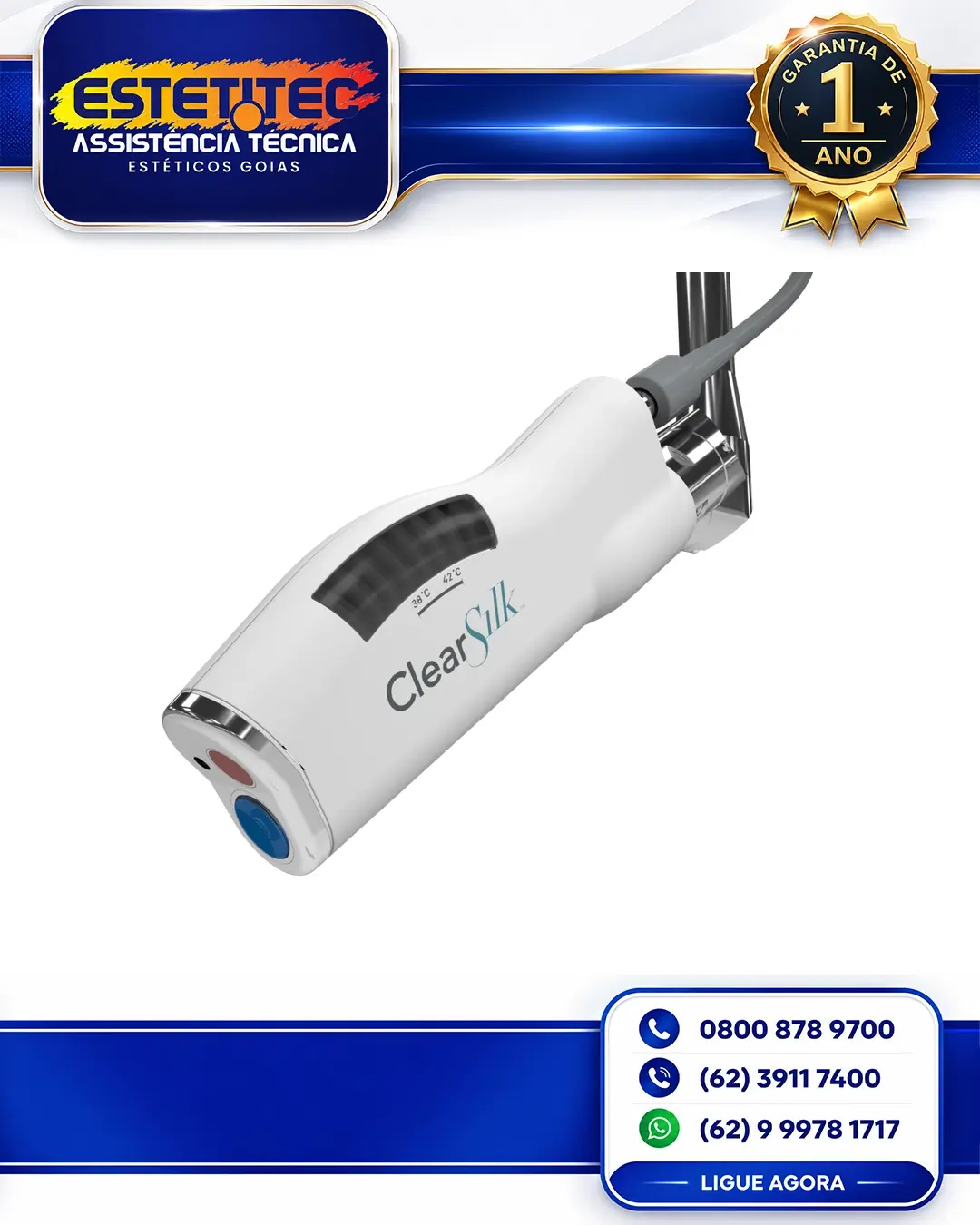 MANUTENÇÃO ESPECIALIZADA SCITON CLEARSILK NO BRASIL