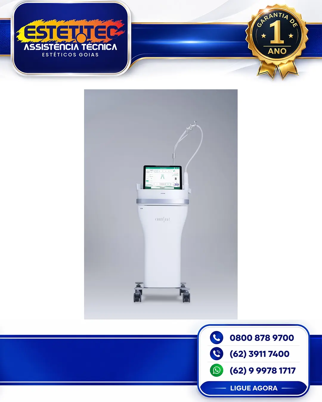 MANUTENÇÃO ESPECIALIZADA ZIMMER CRYO MINI GOIÂNIA
