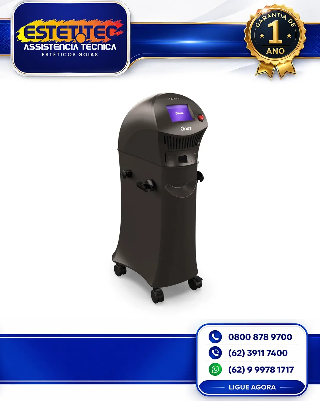 MANUTENÇÃO PREVENTIVA ALMA LASER OPUS PLASMA FOCUS FORTALEZA