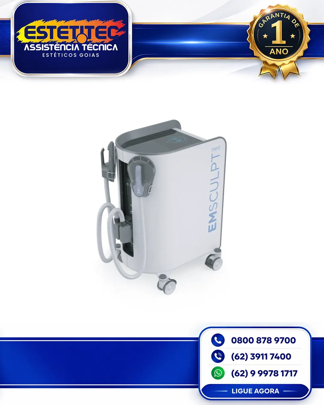 MANUTENÇÃO PREVENTIVA BTL EMSCULPT NEO PORTO ALEGRE