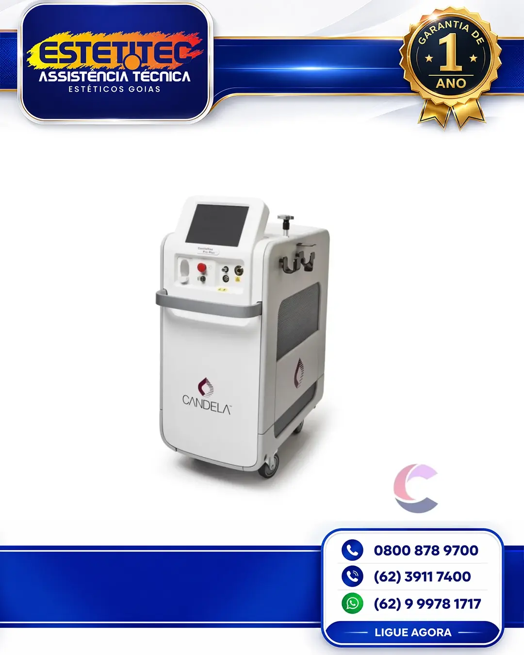 MANUTENÇÃO PREVENTIVA CANDELA GENTLEMAX BRASIL