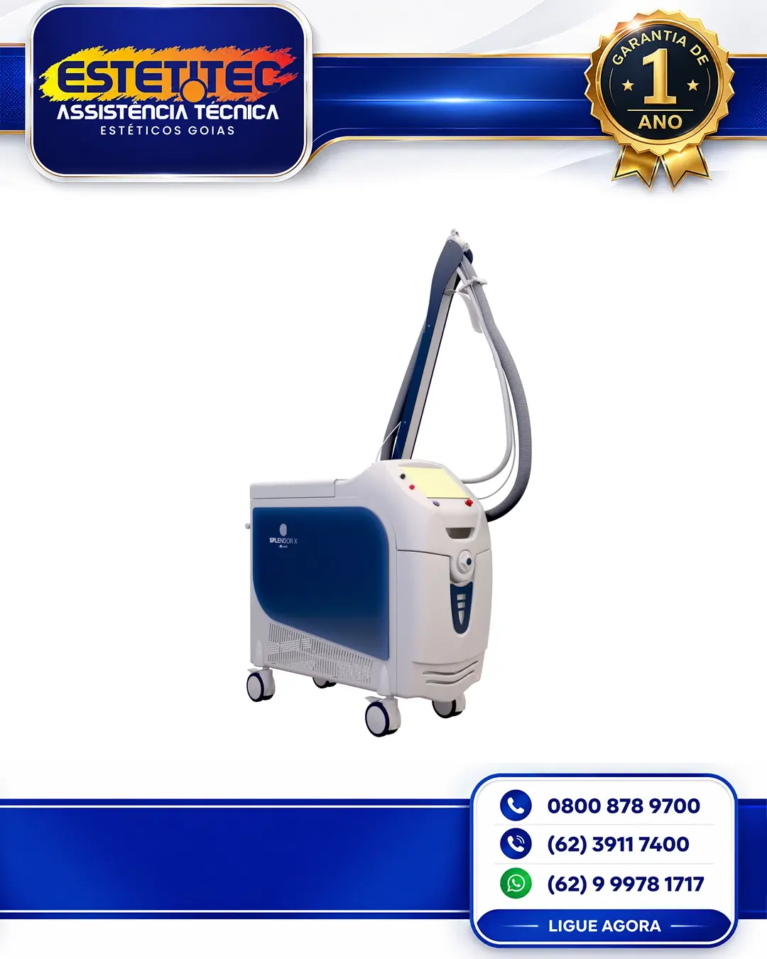MANUTENÇÃO PREVENTIVA LUMENIS SPLENDOR X FLORIANÓPOLIS