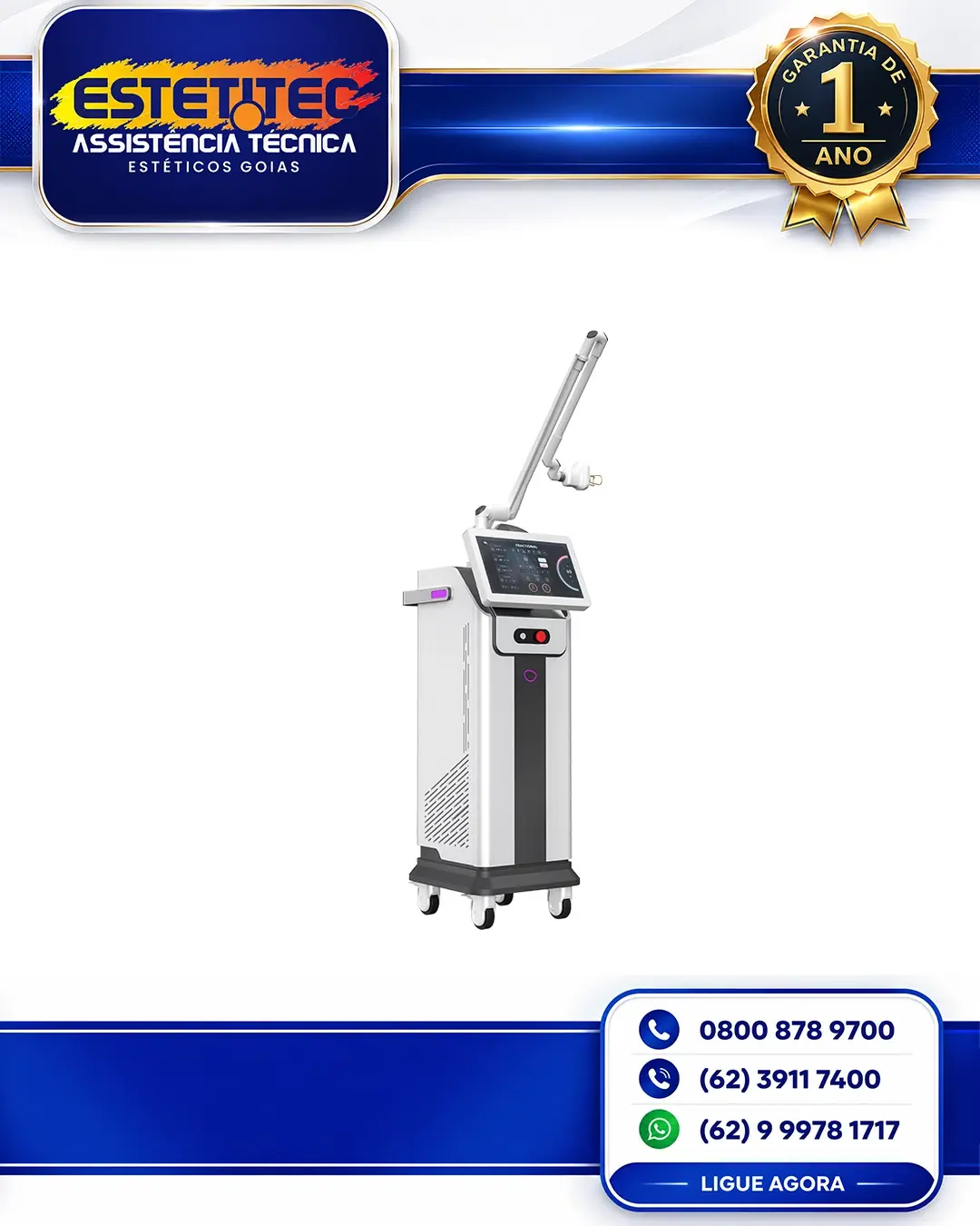 MANUTENÇÃO PREVENTIVA NEWANGIE CO2 FRACTIONAL MATO GROSSO DO SUL