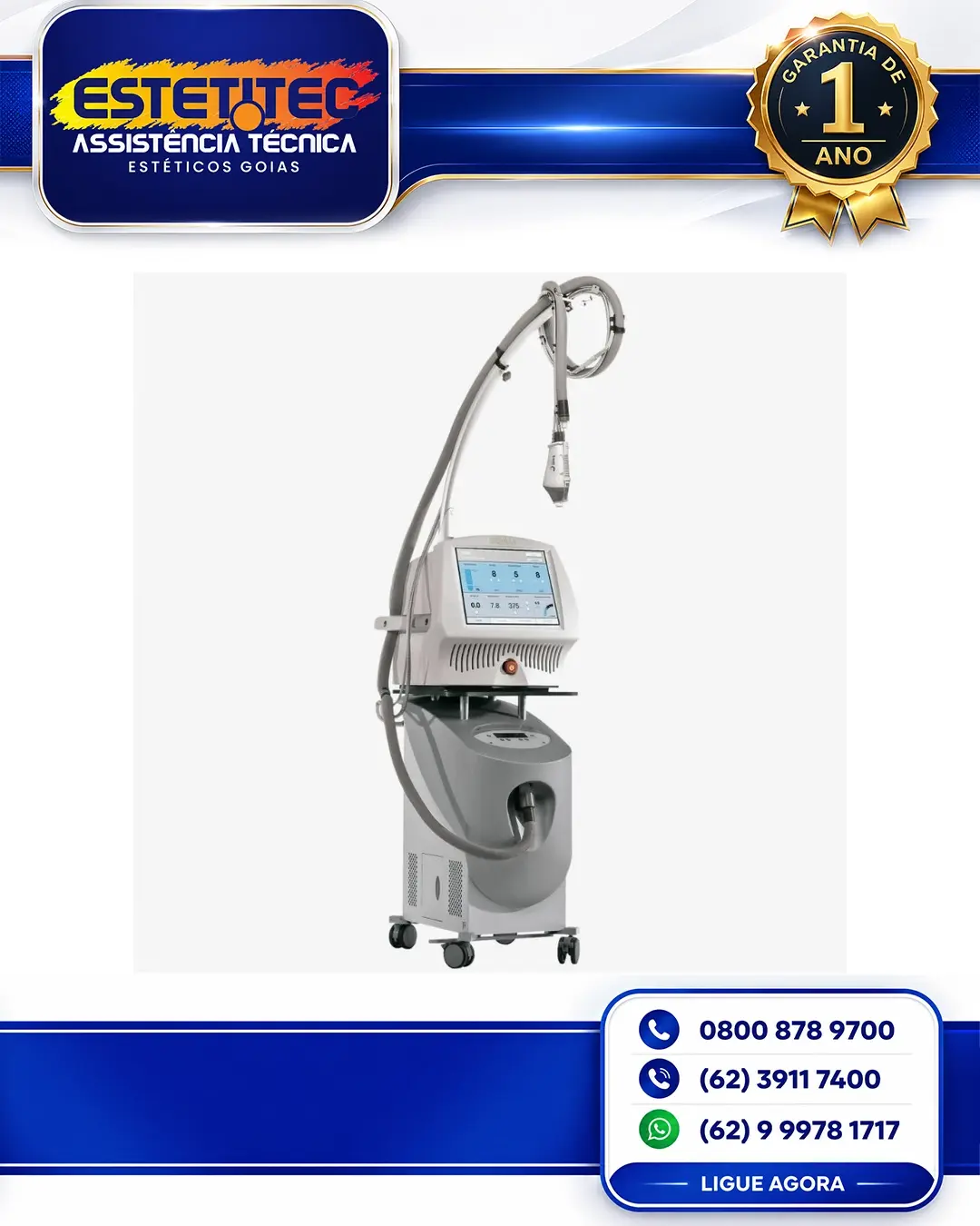 MANUTENÇÃO PREVENTIVA SOLTA MEDICAL FRAXEL RESTORE CUIABÁ