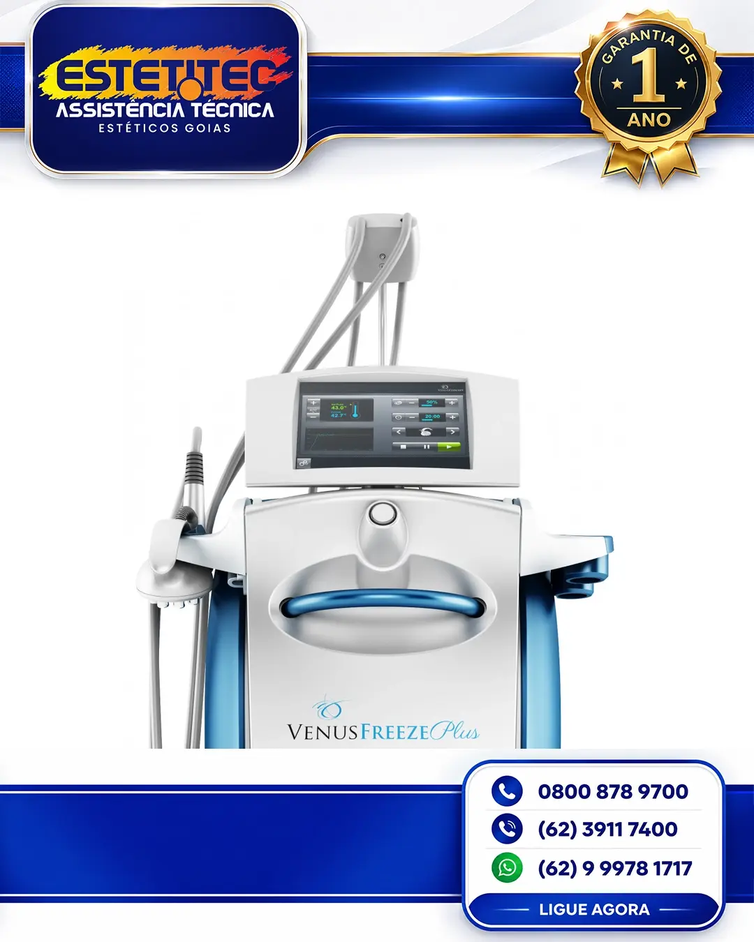 MANUTENÇÃO PREVENTIVA VENUS CONCEPT VENUS FREEZE FORTALEZA