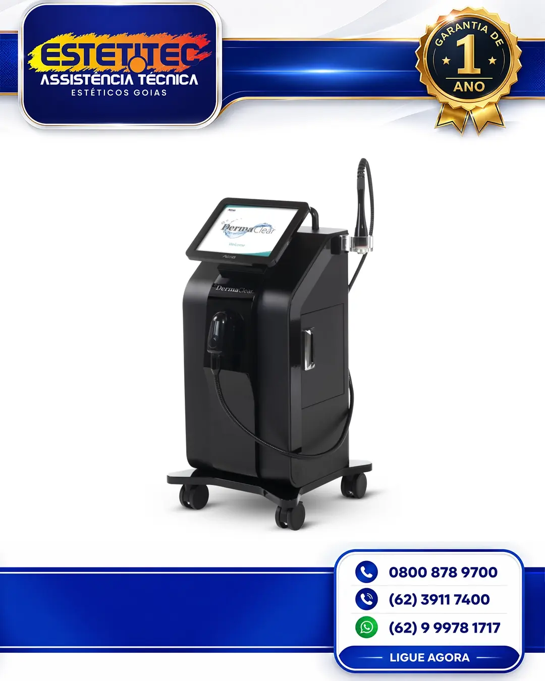 REPARO ALMA LASER DERMACLEAR FORTALEZA