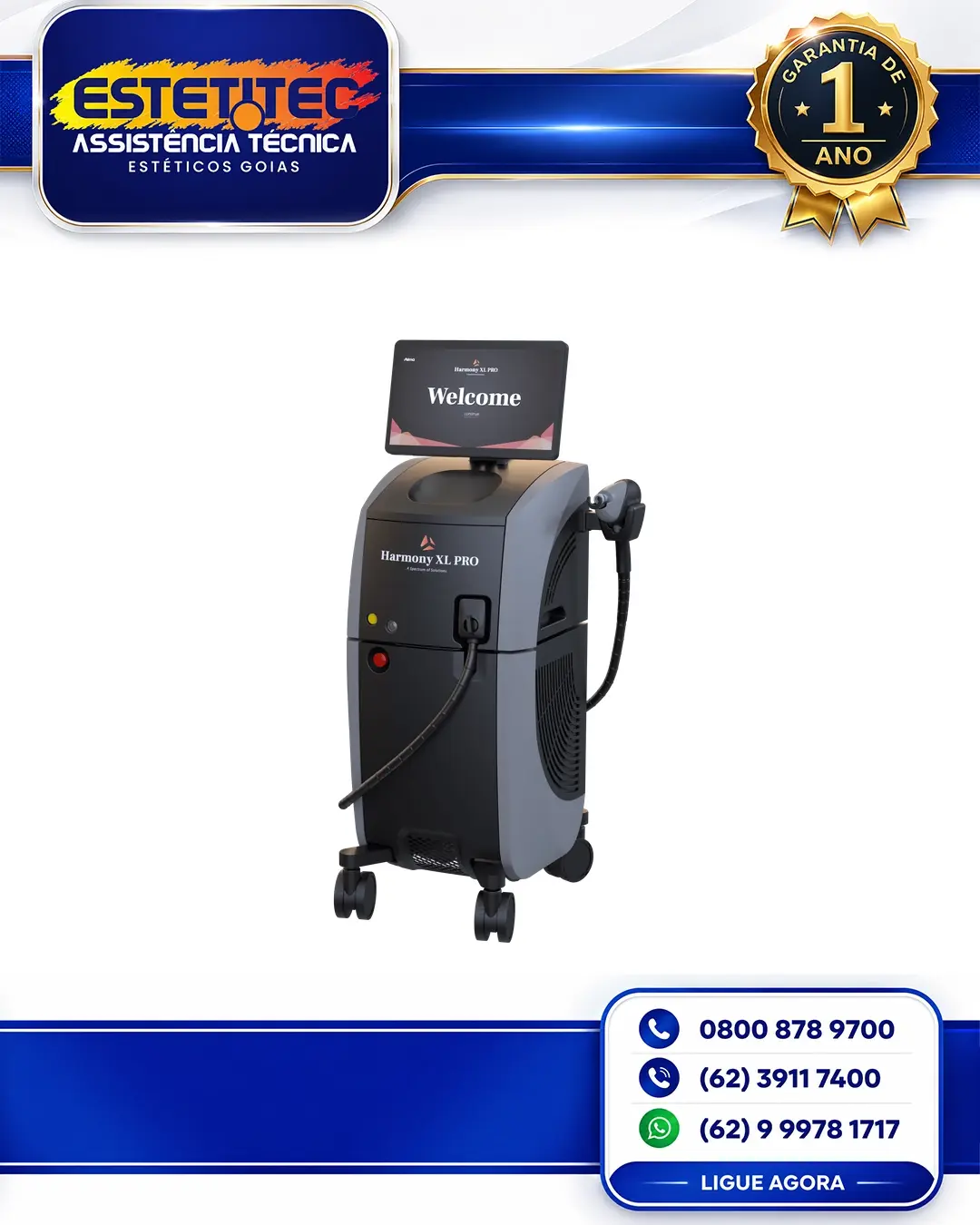 REPARO ALMA LASER HARMONY XL FORTALEZA