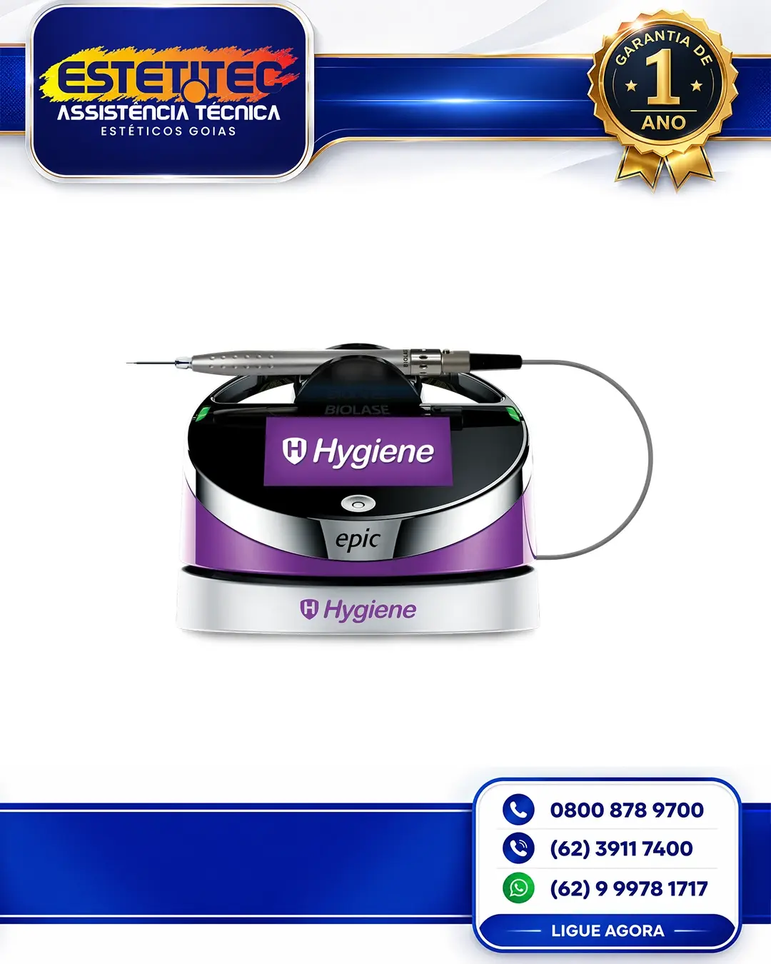 REPARO BIOLASE EPIC HYGIENE FLORIANÓPOLIS