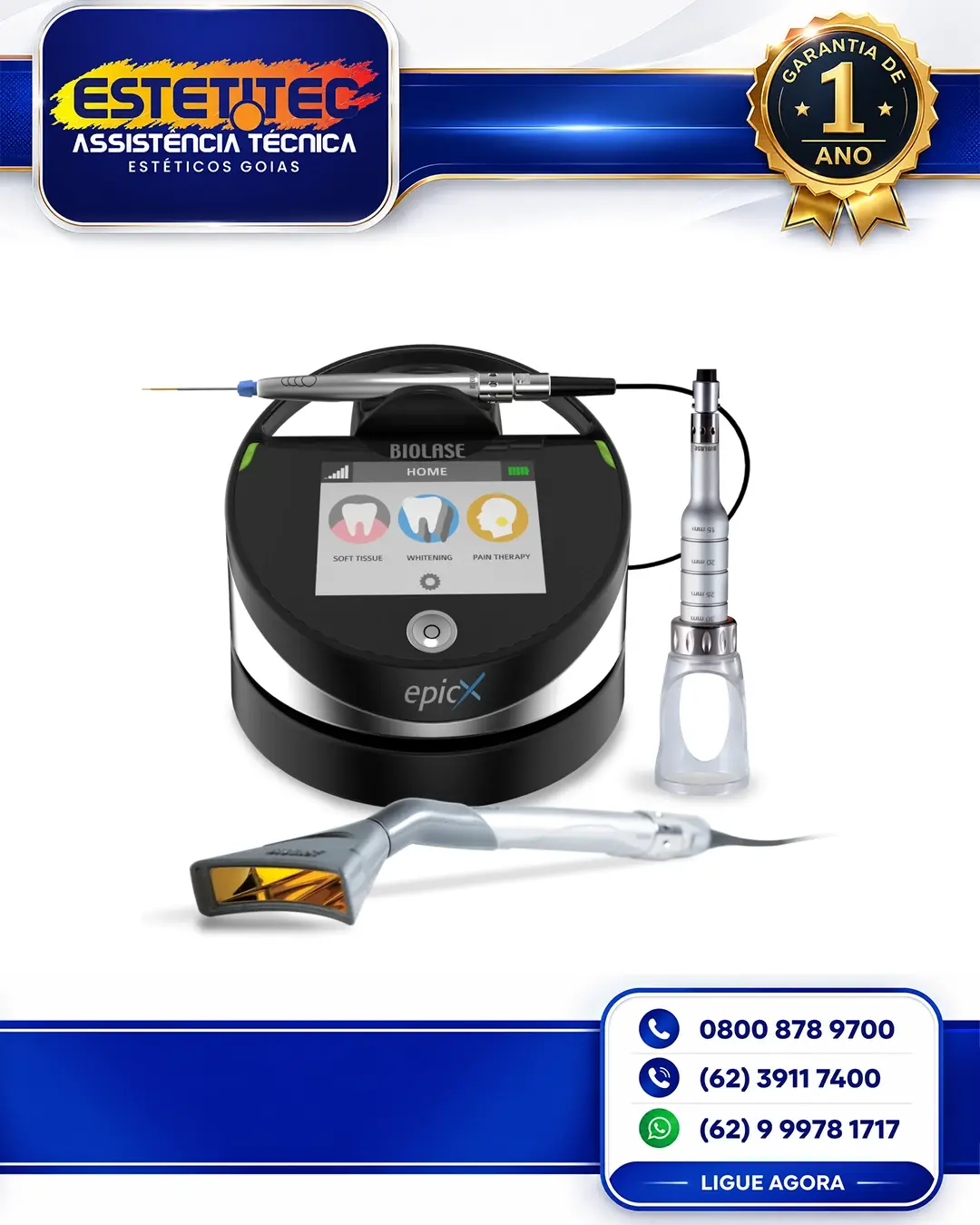 REPARO BIOLASE EPIC PRO SANTA CATARINA
