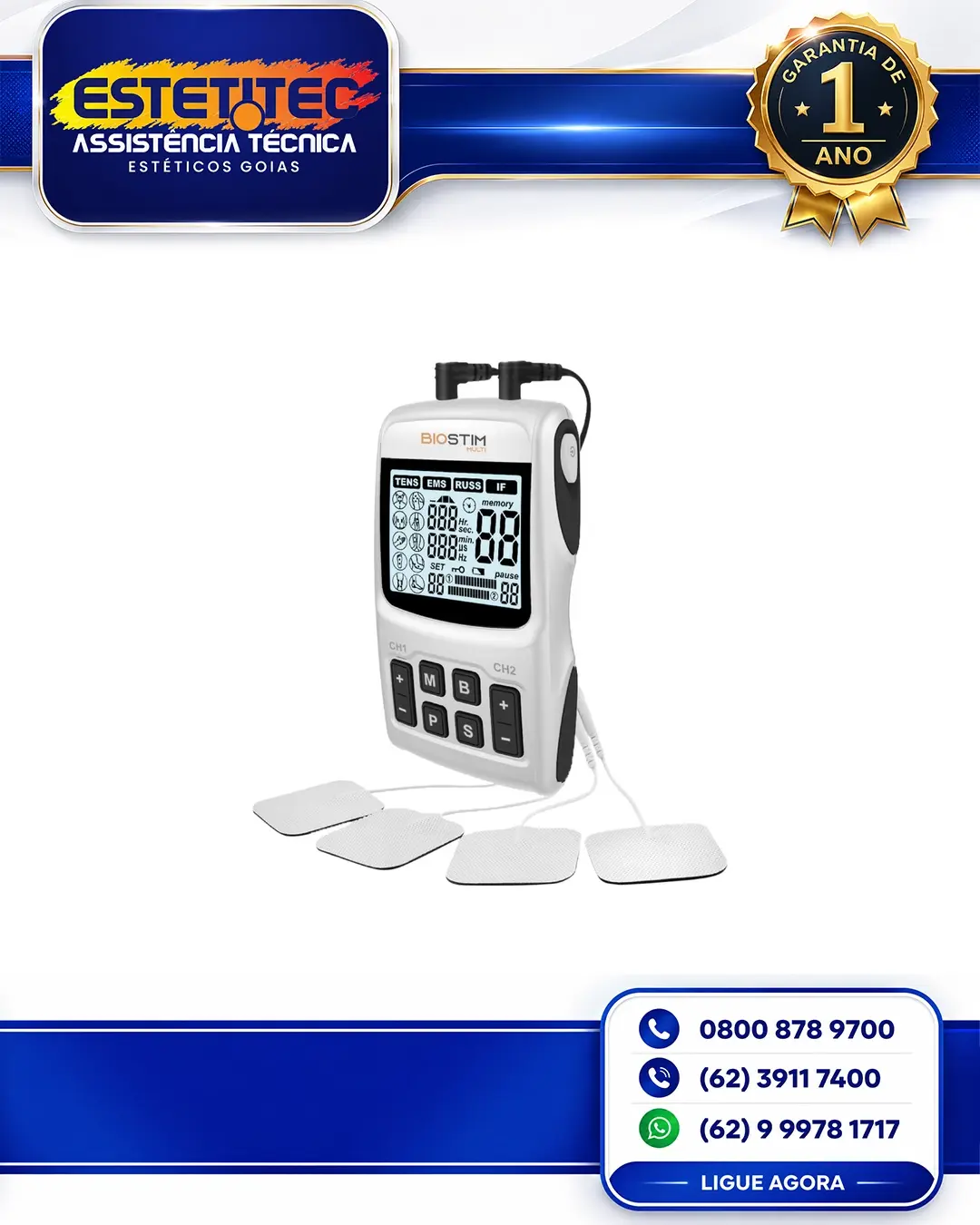 REPARO BIOSET BIOSTIM MULTI FLORIANÓPOLIS