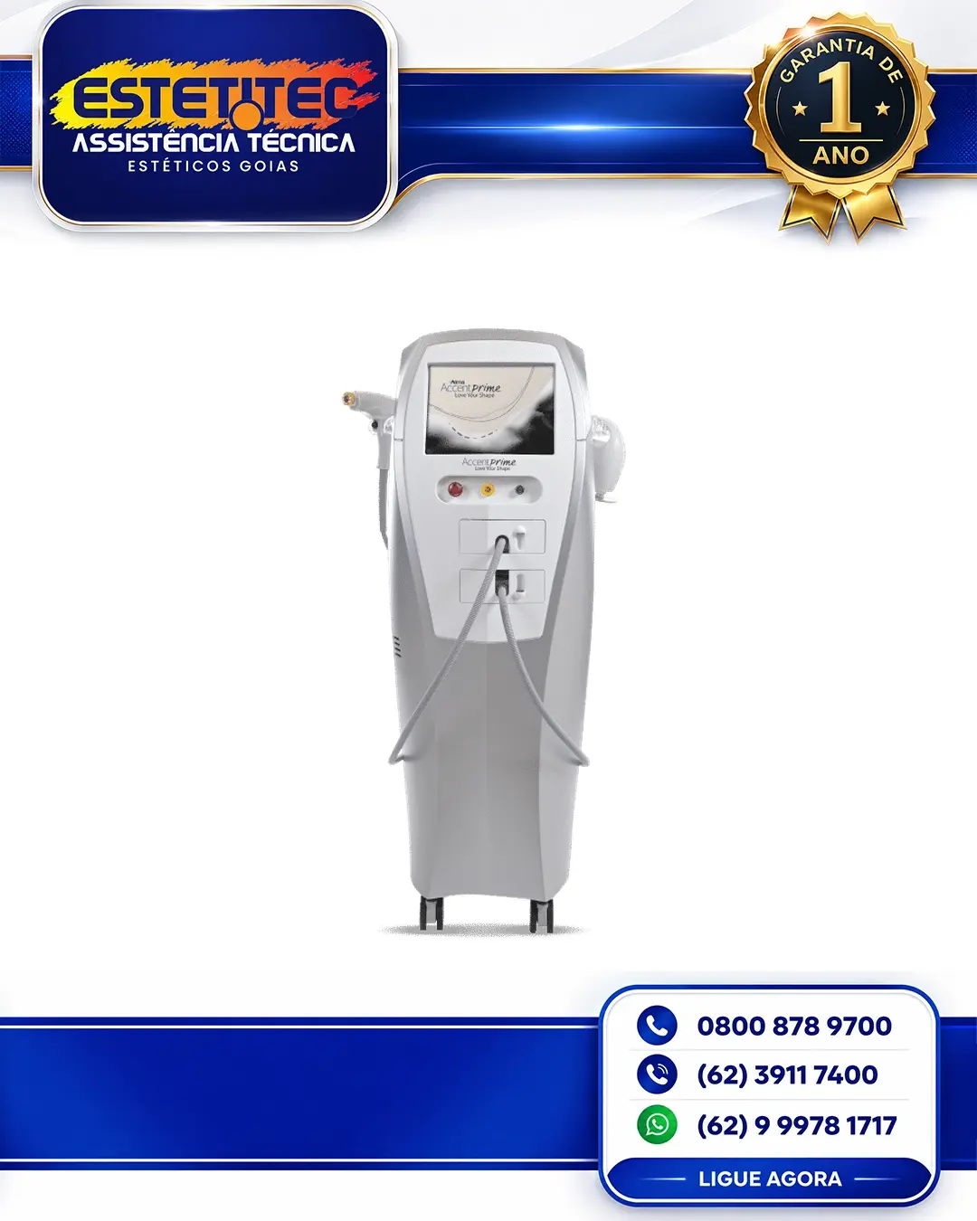 REPARO DE ALMA LASER ACCENT PRIME BODY SÃO PAULO