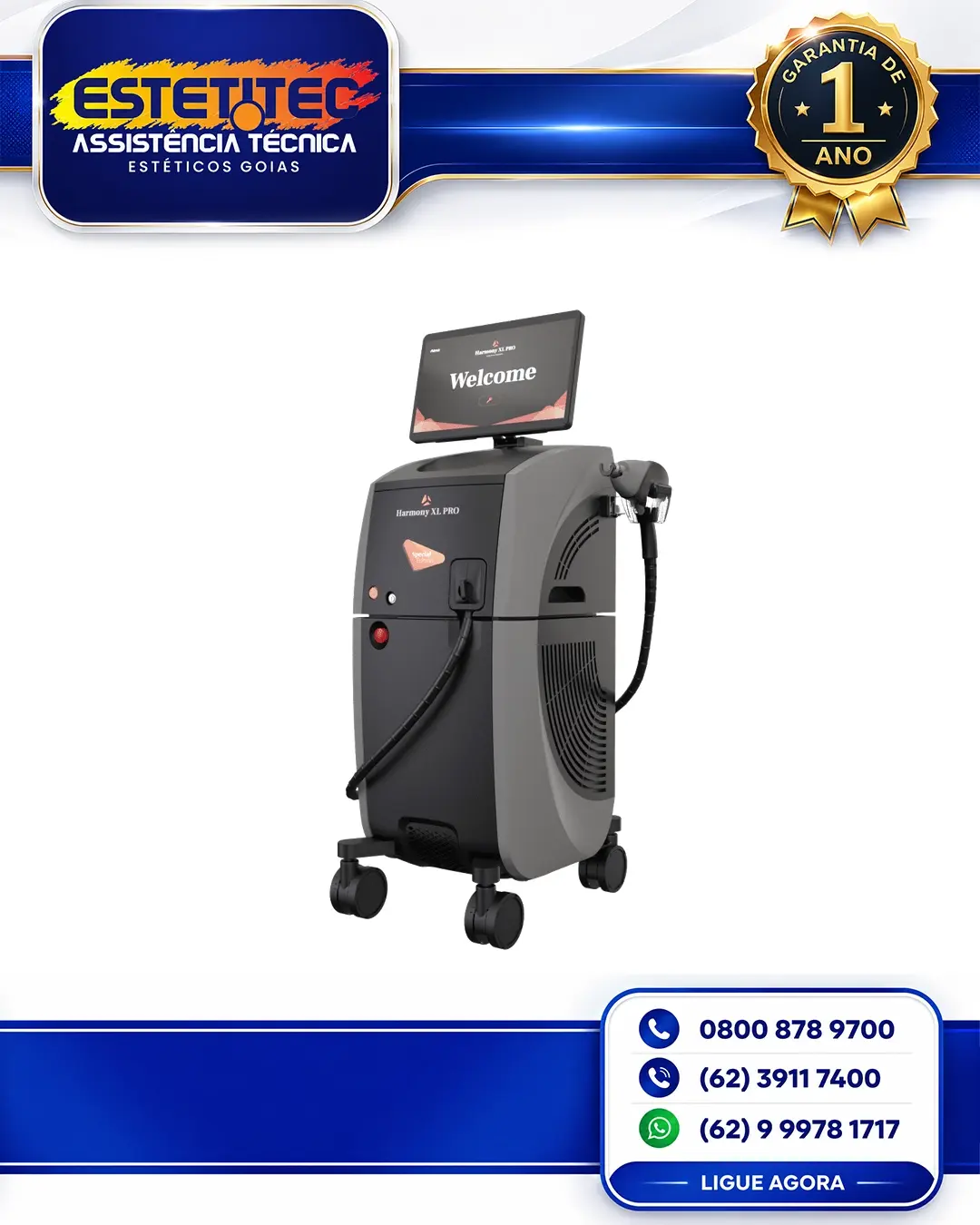 REPARO DE ALMA LASER HARMONY DYE VL GOIÂNIA