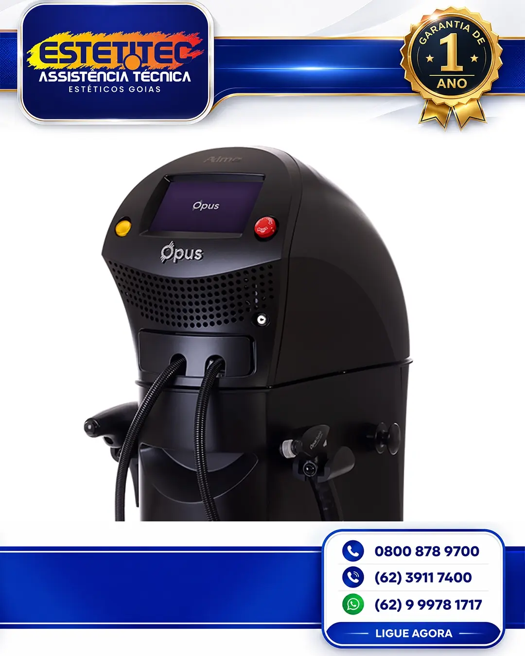REPARO DE ALMA LASER OPUS RF CUIABÁ