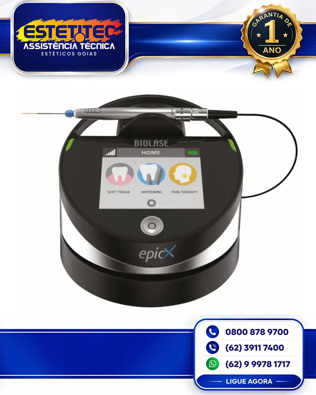 REPARO DE BIOLASE EPIC X MATO GROSSO
