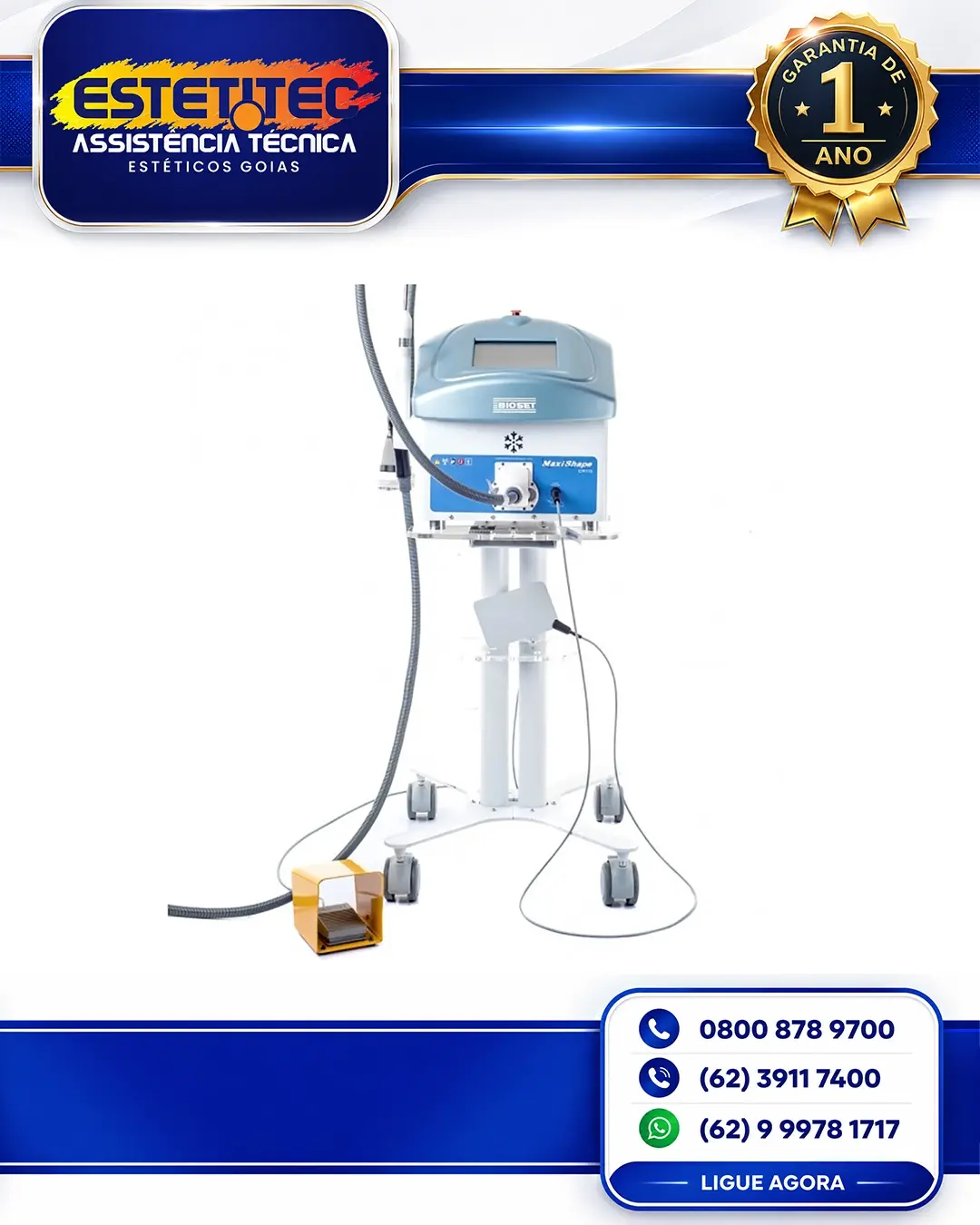 REPARO DE BIOSET SKINWAVE RF SÃO PAULO