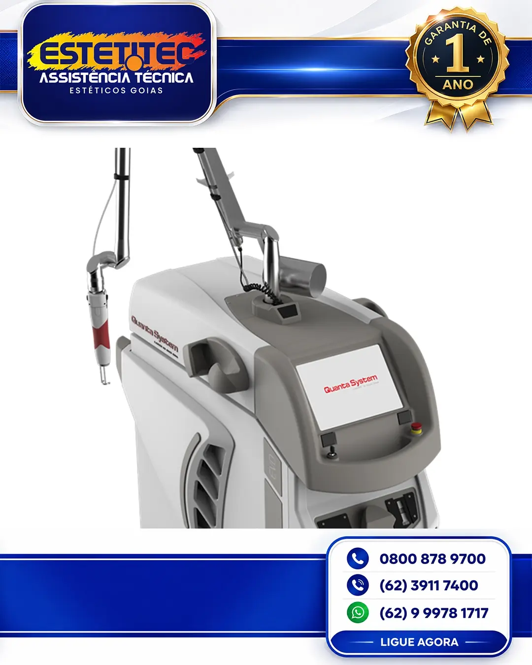 REPARO DE QUANTA SYSTEM Q PLUS EVO CURITIBA