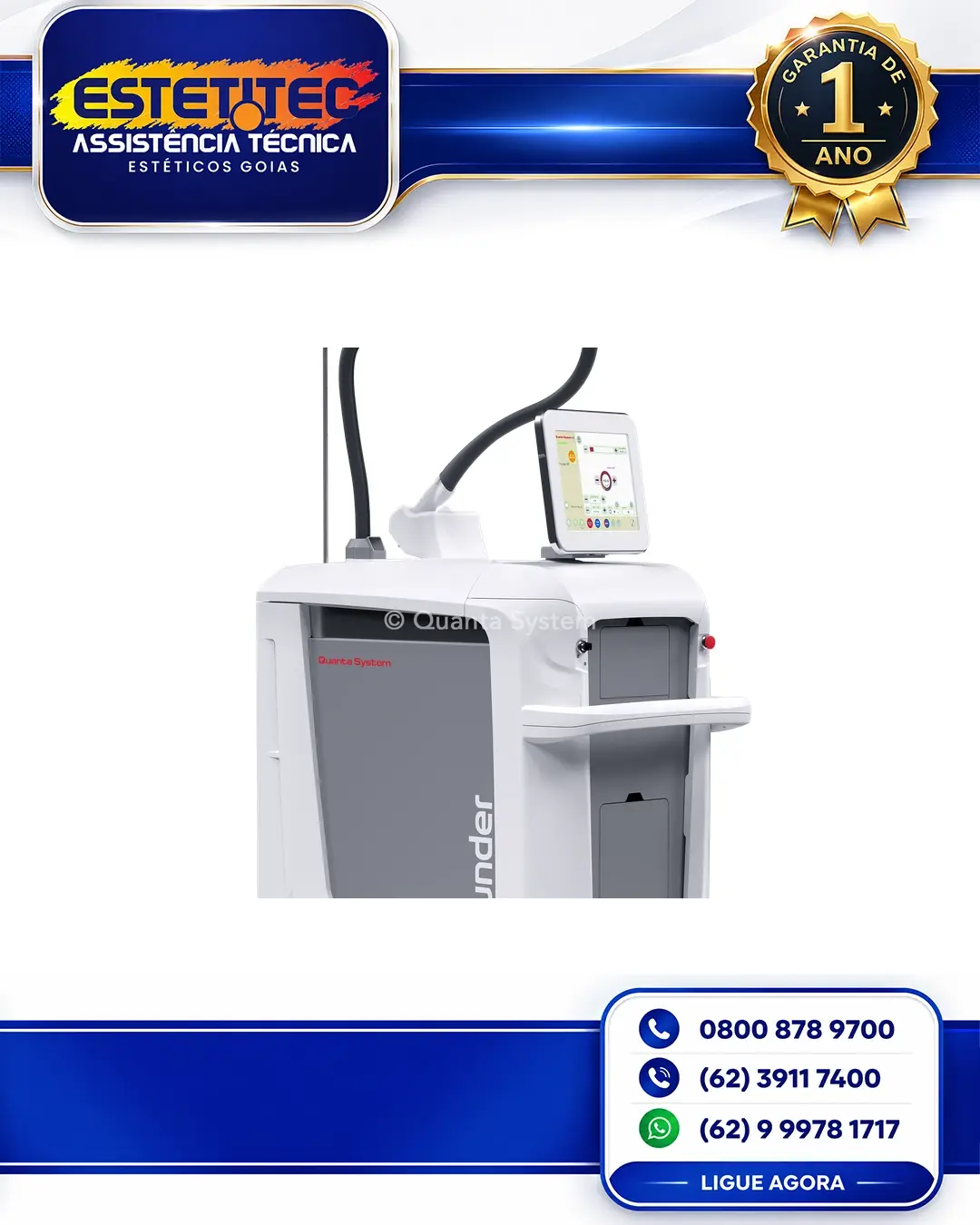 REPARO DE QUANTA SYSTEM THUNDER CUIABÁ