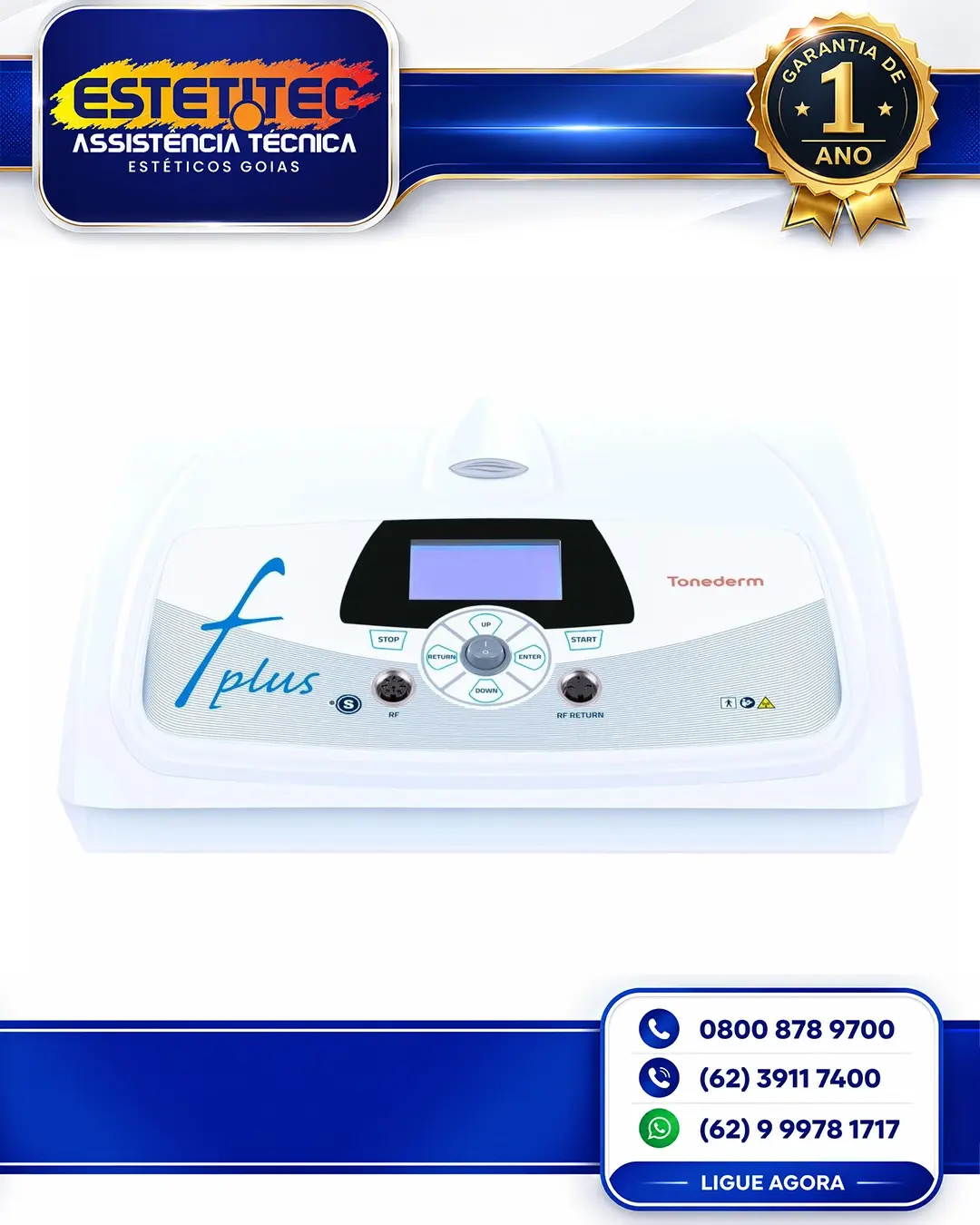 REPARO DE TONEDERM SPECTRA FACE PLUS CUIABÁ
