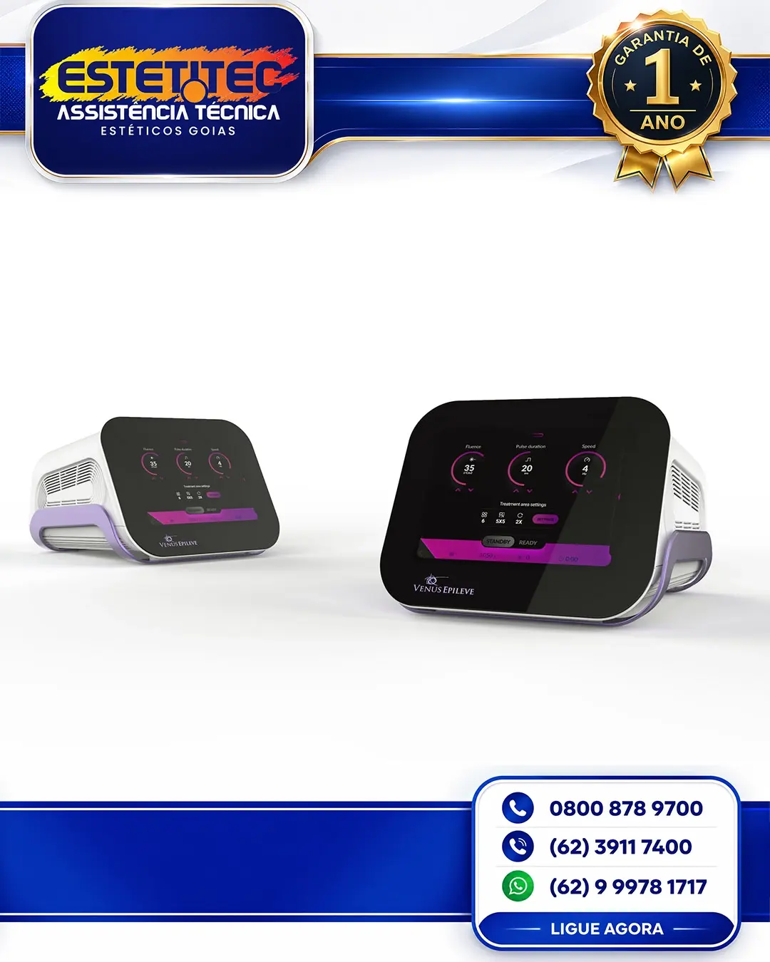 REPARO DE VENUS CONCEPT VENUS EPILEVE GOIÁS