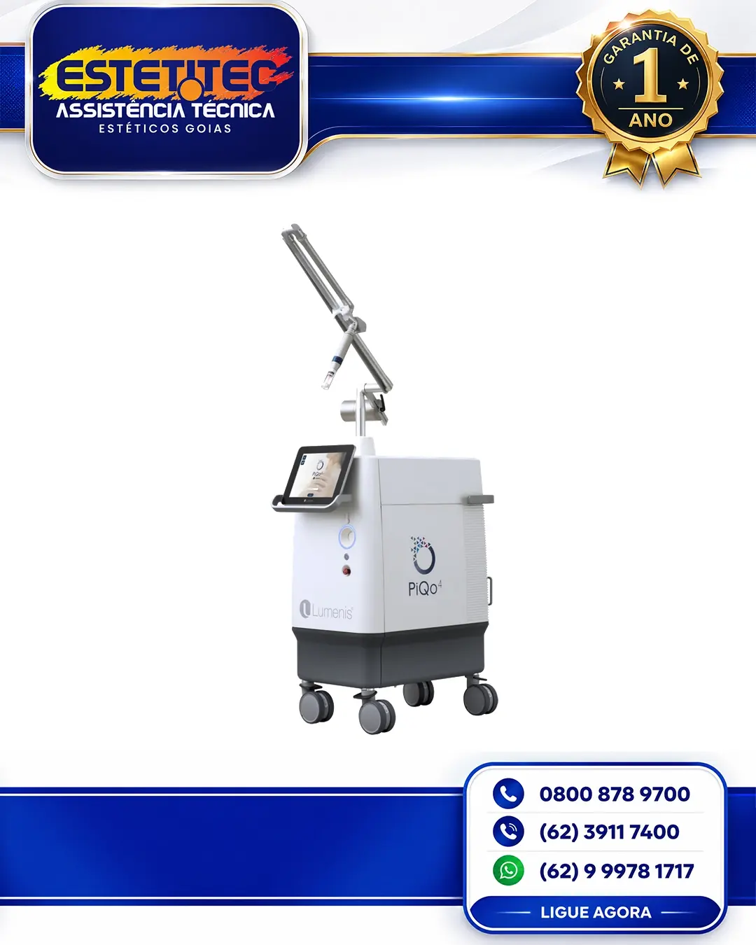 REPARO LUMENIS PIQO4 BRASÍLIA
