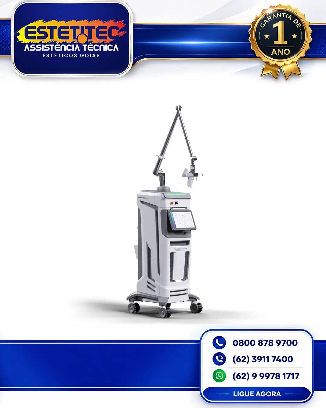 REPARO QUANTA SYSTEM YOULASER PRIME FORTALEZA
