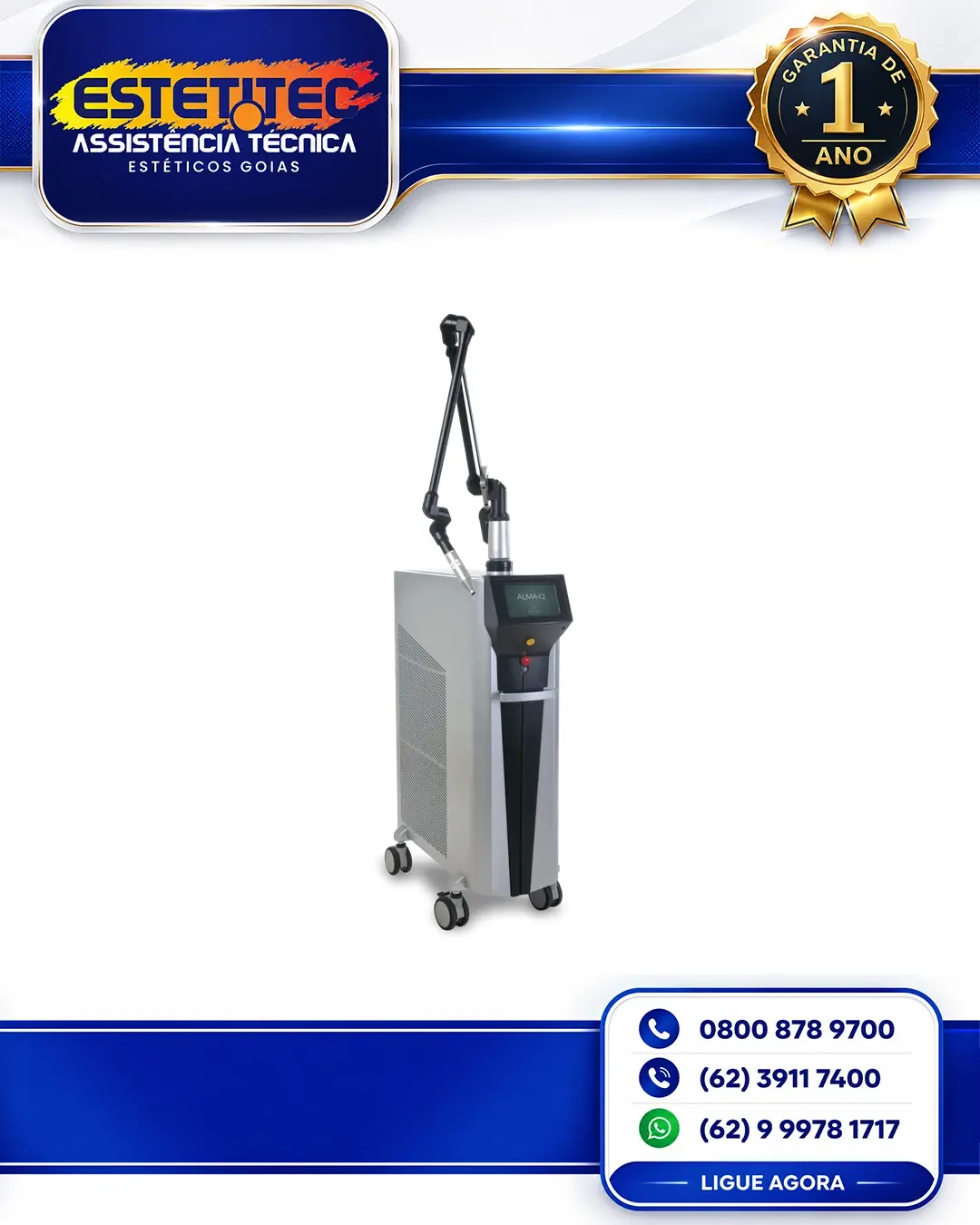 SUPORTE TÉCNICO ALMA LASER Q SWITCH NO BRASIL
