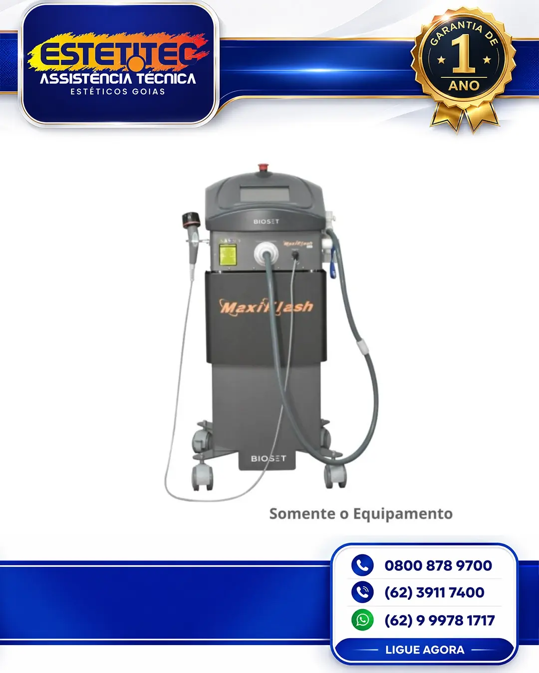 SUPORTE TÉCNICO BIOSET MAGNI ICE YAG BRASIL