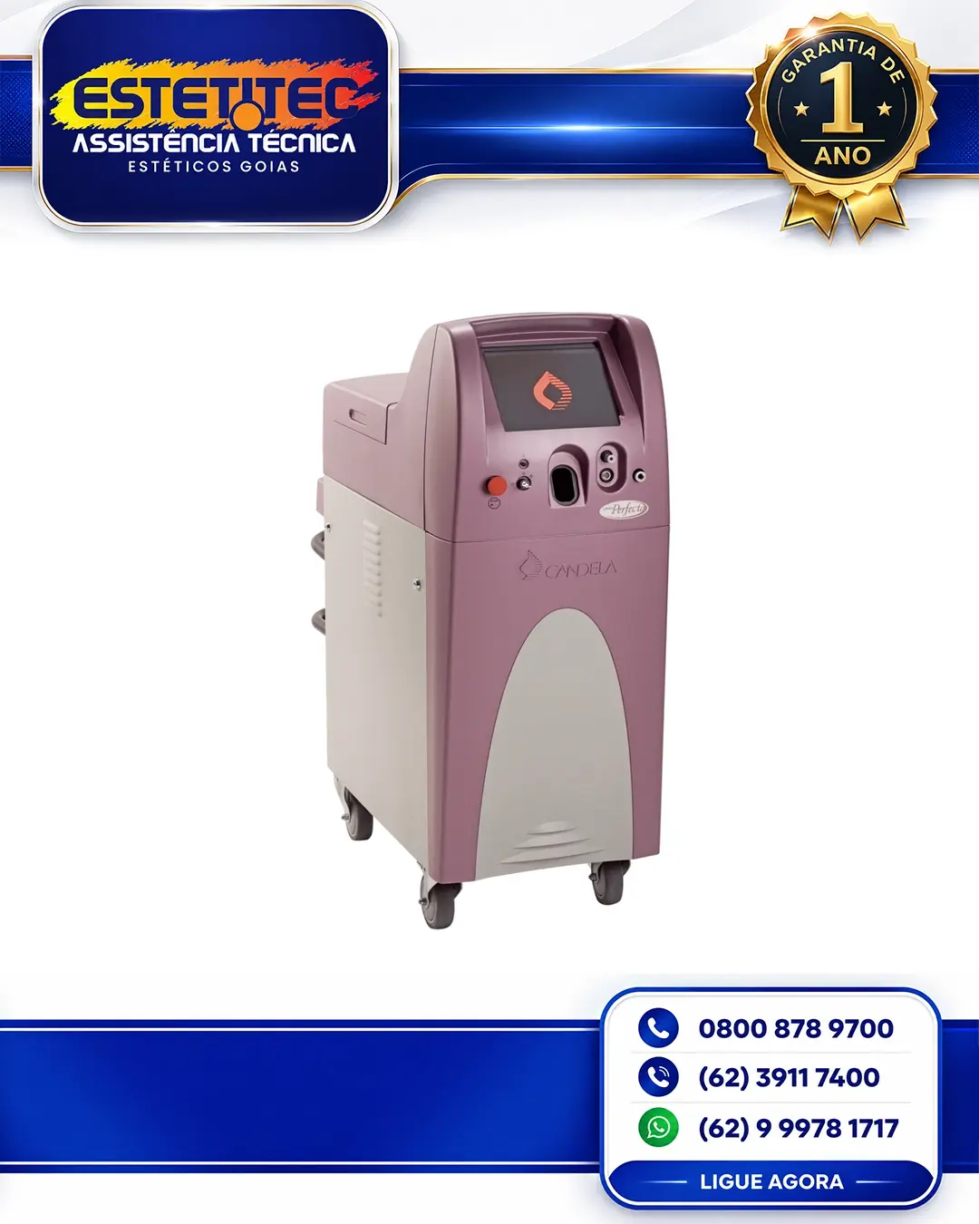 SUPORTE TÉCNICO CANDELA VBEAM PERFECTA MATO GROSSO DO SUL