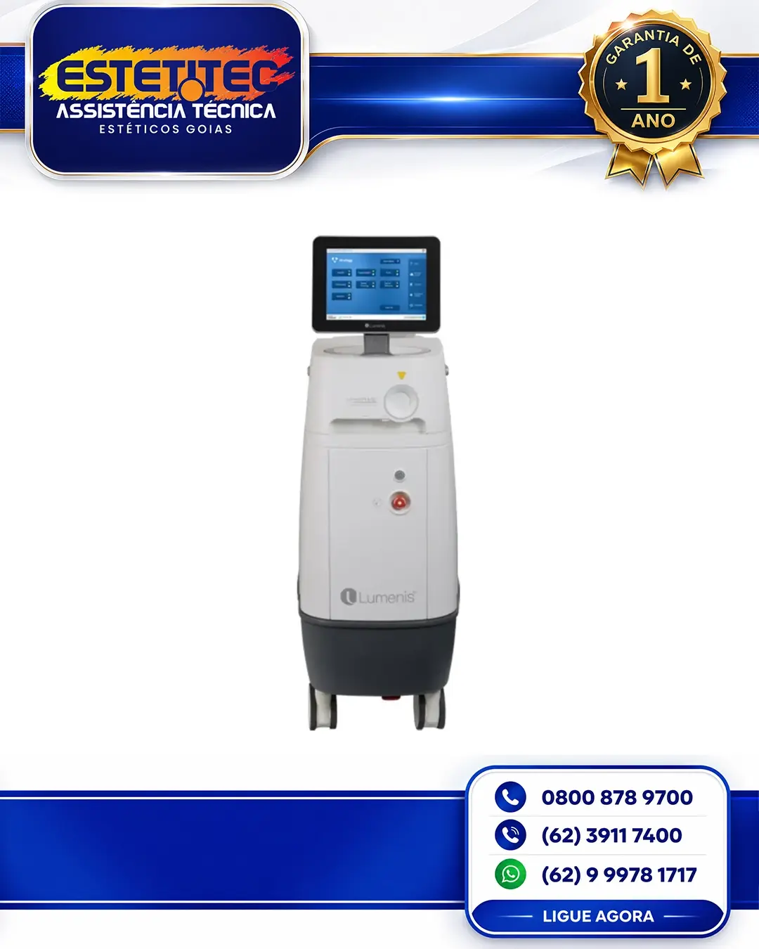 SUPORTE TÉCNICO LUMENIS PULSE 120H MATO GROSSO