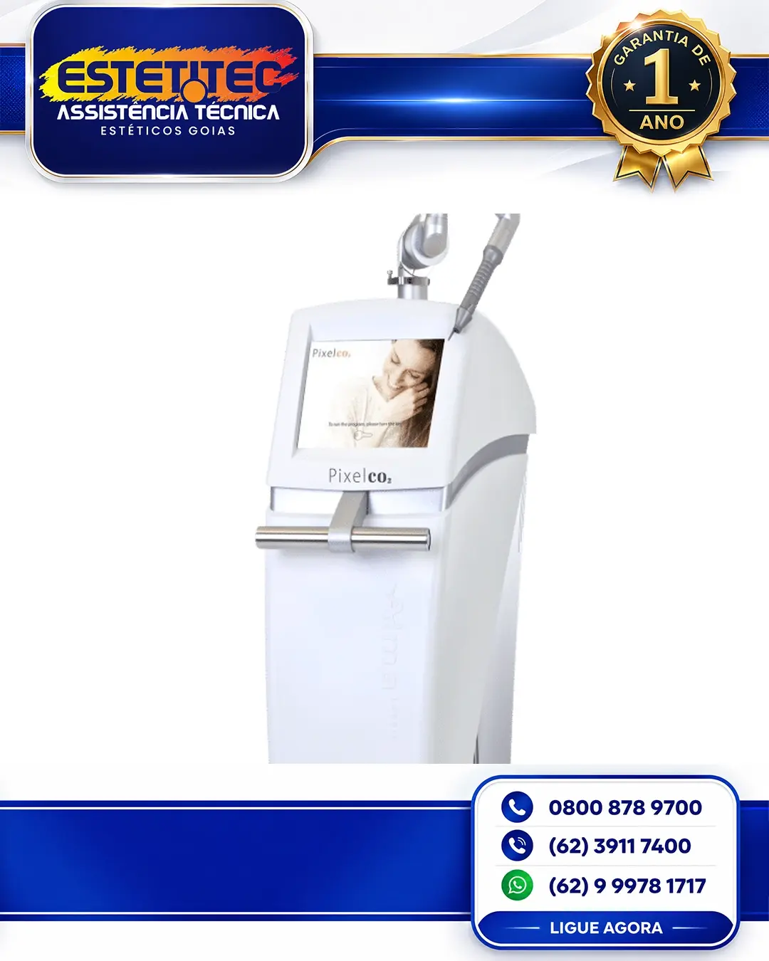 SUPORTE TÉCNICO PARA ALMA LASER PIXEL CO2 SÃO PAULO